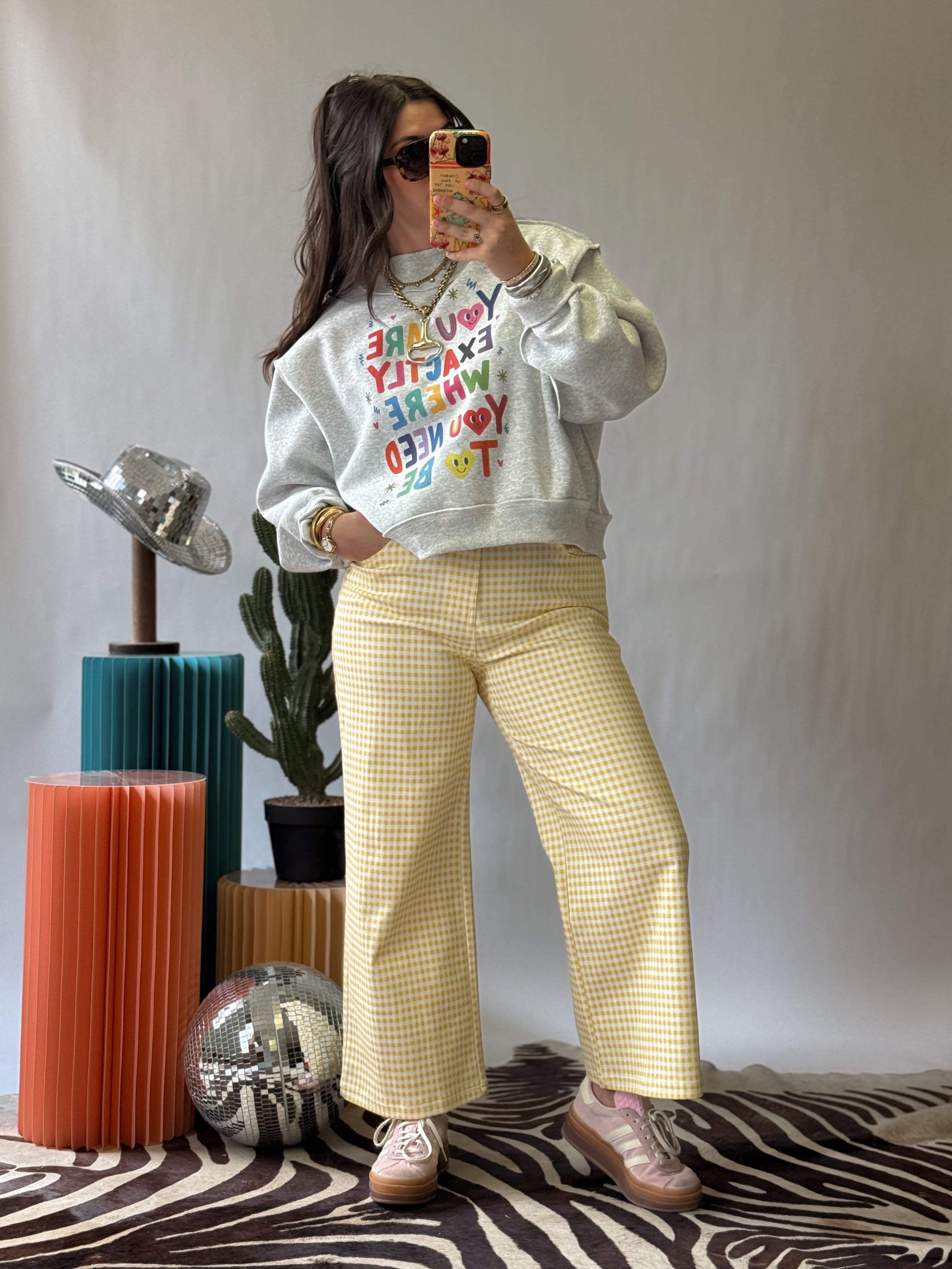 The Gingham & Gone Pants