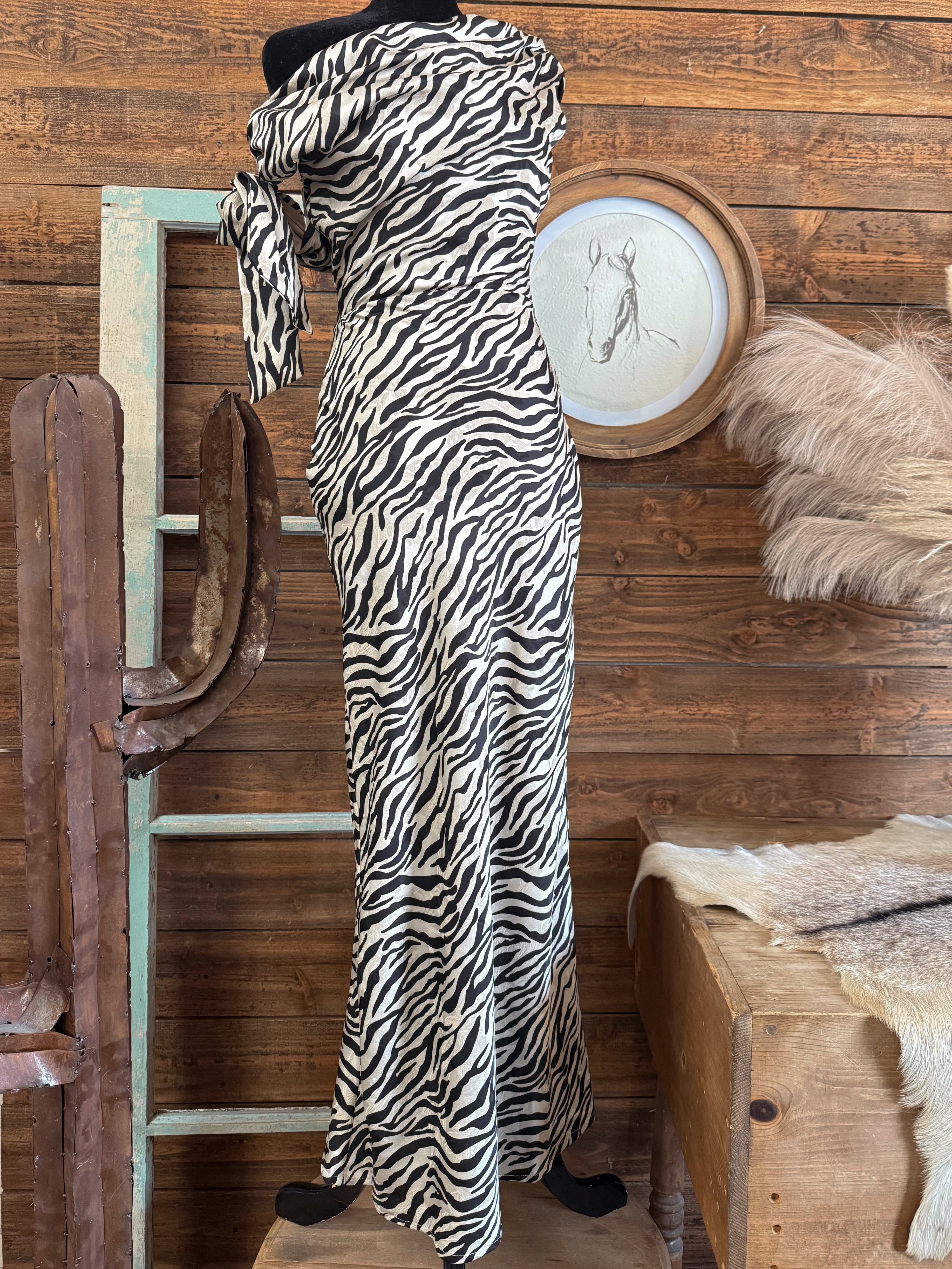 The Zonia Zebra Dress