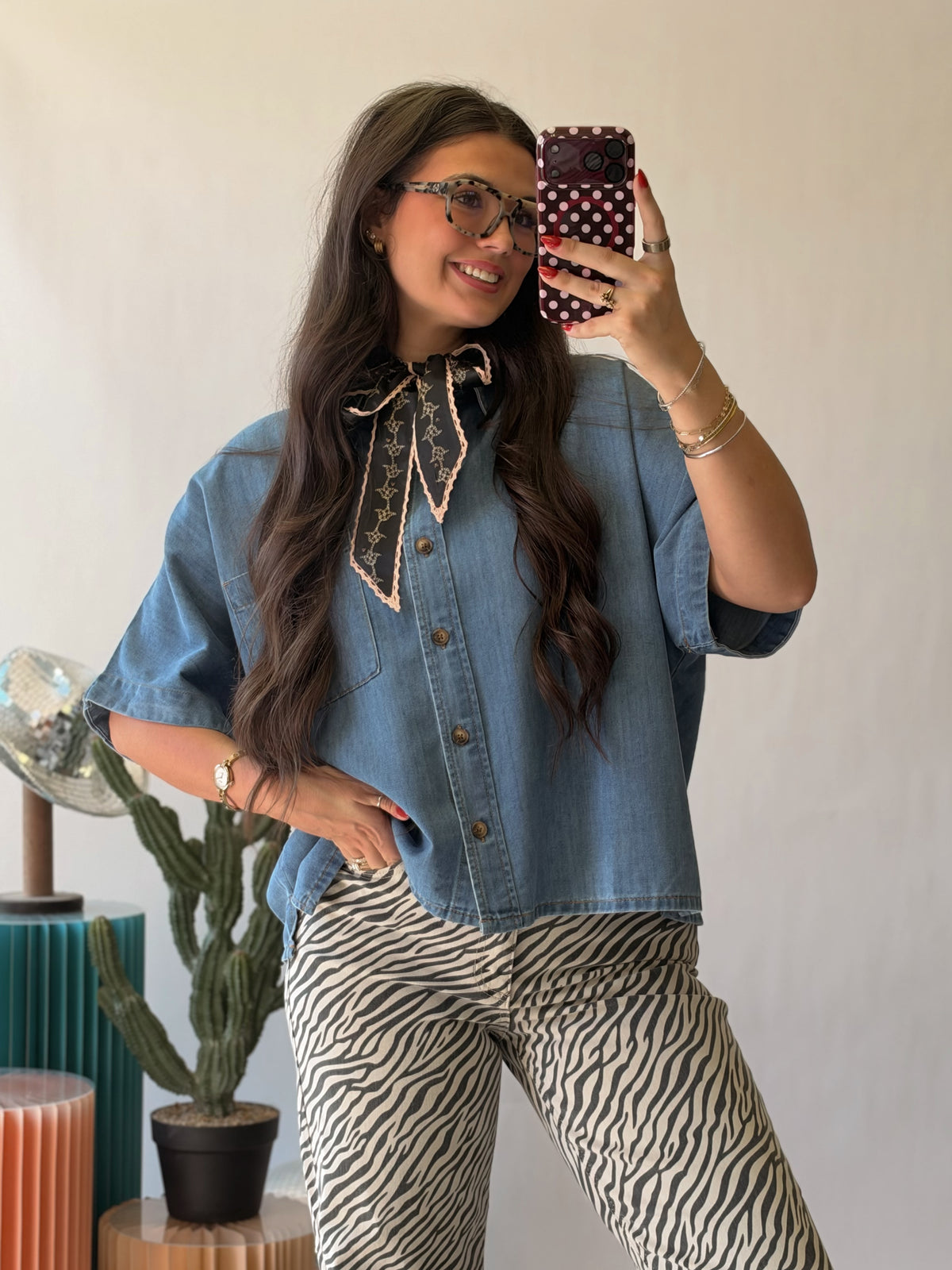 The Easygoing Denim Button Down