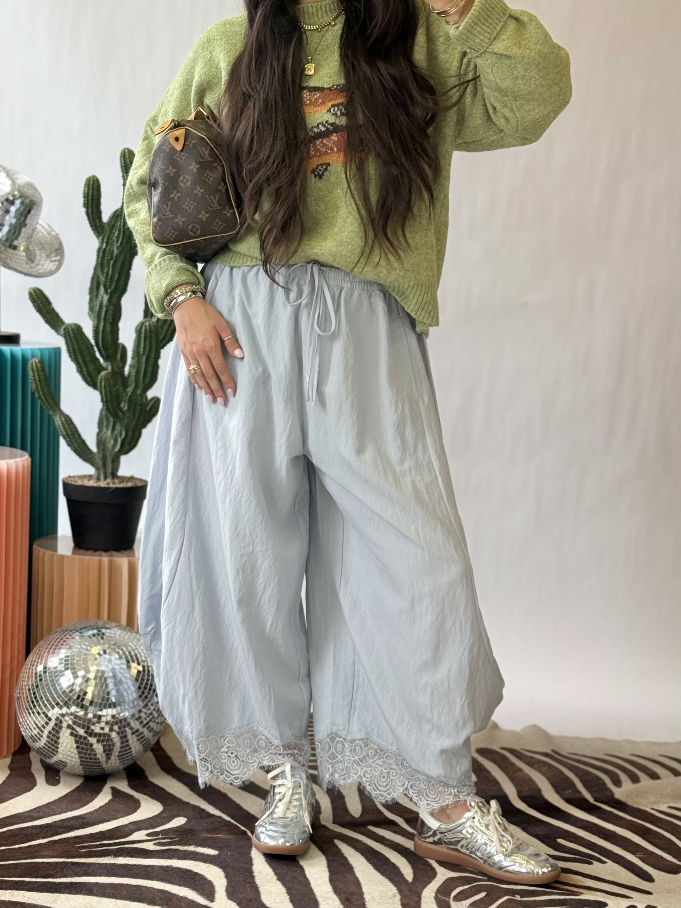 The Daydream Lace Trim Pants
