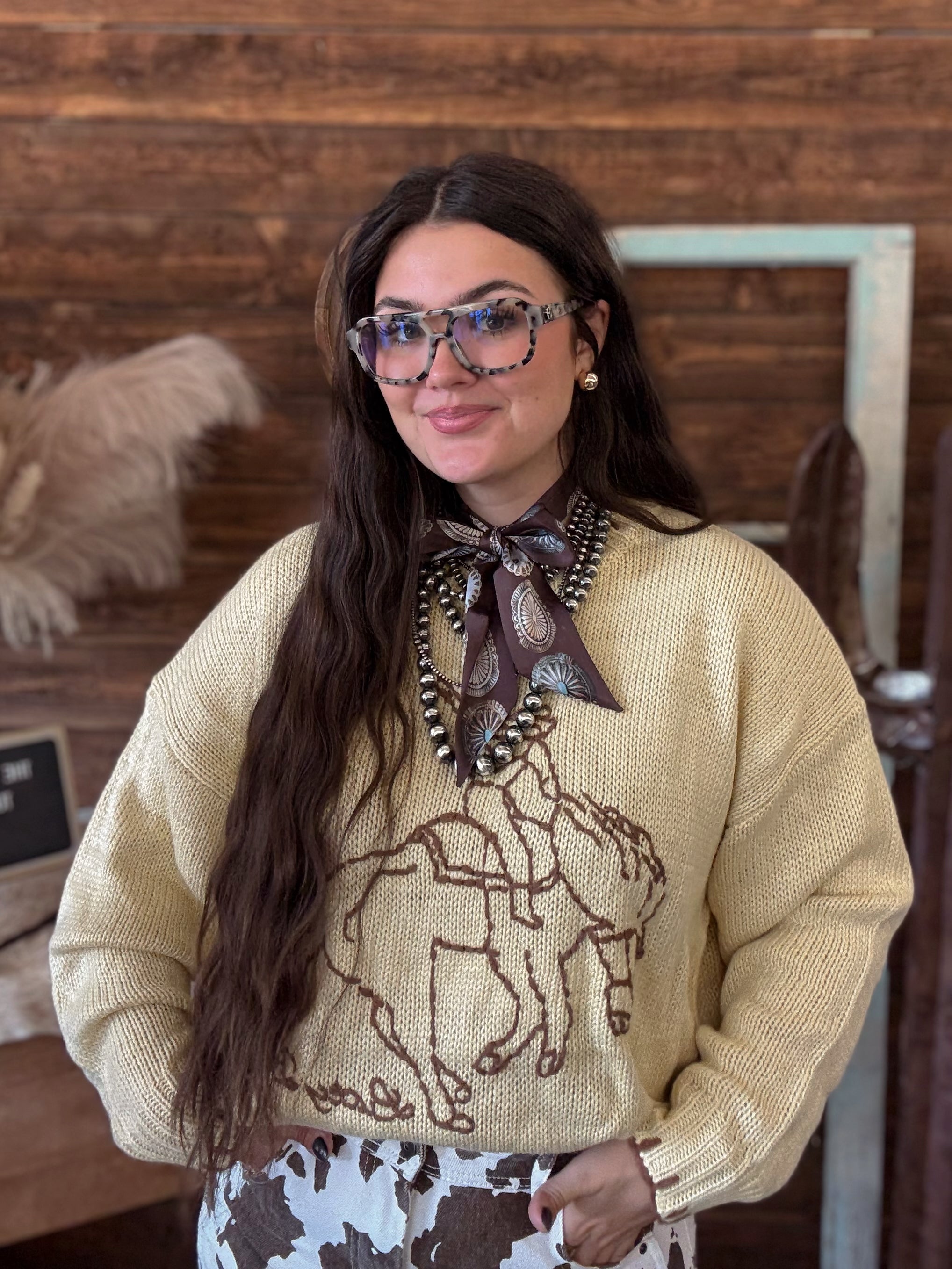 The Buckin Bronc Sweater