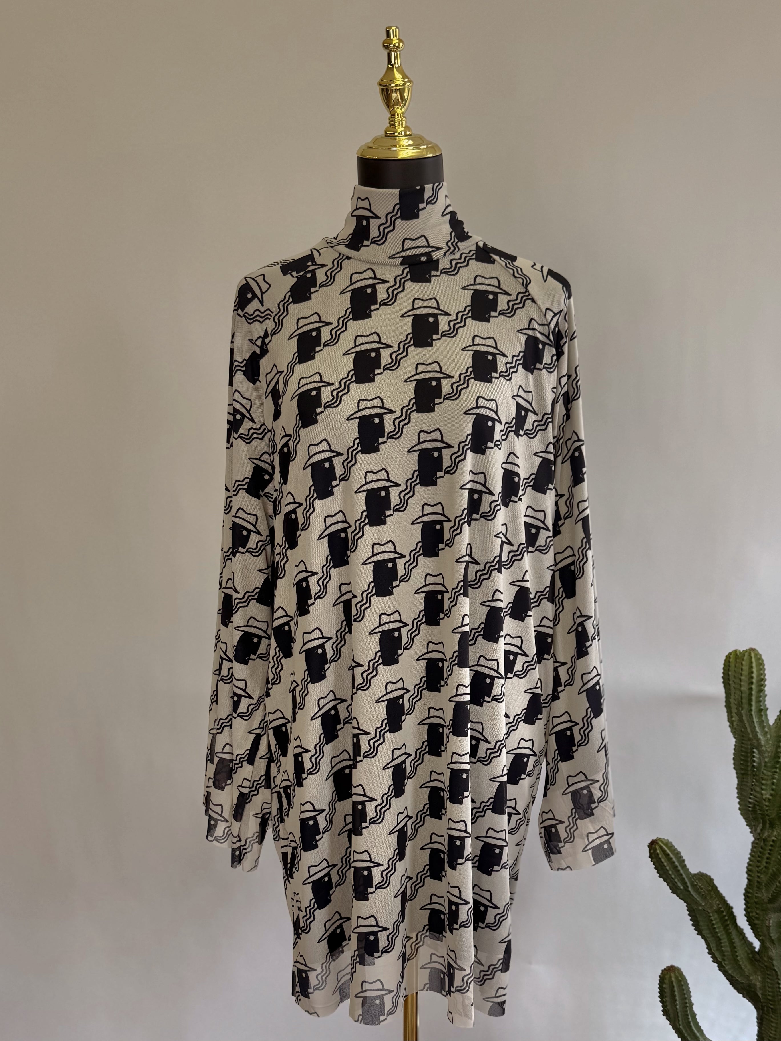 The Cowboy Mesh Tunic Dress - Allie Falcon