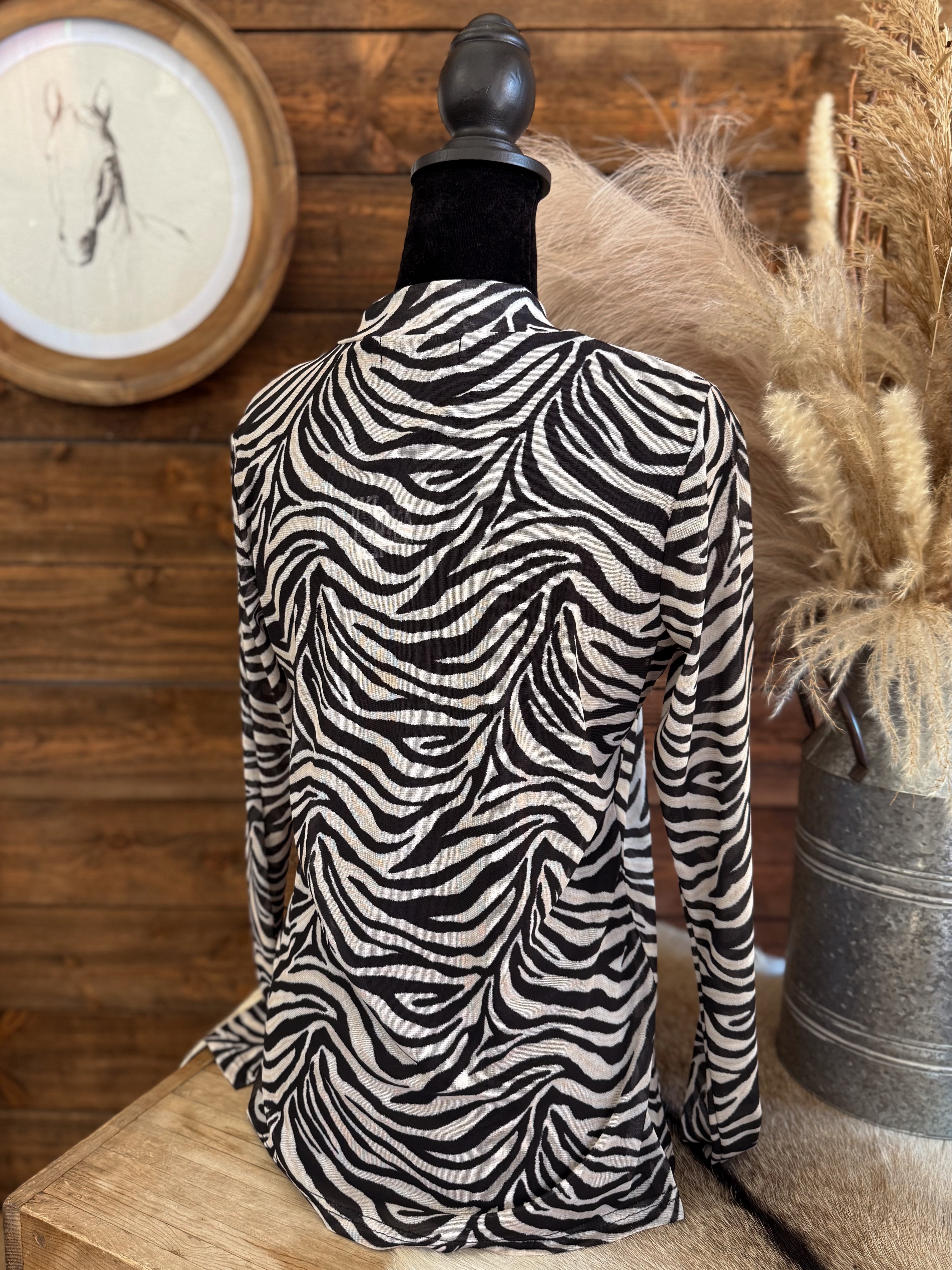 The Cowgirl Safari Mesh Top