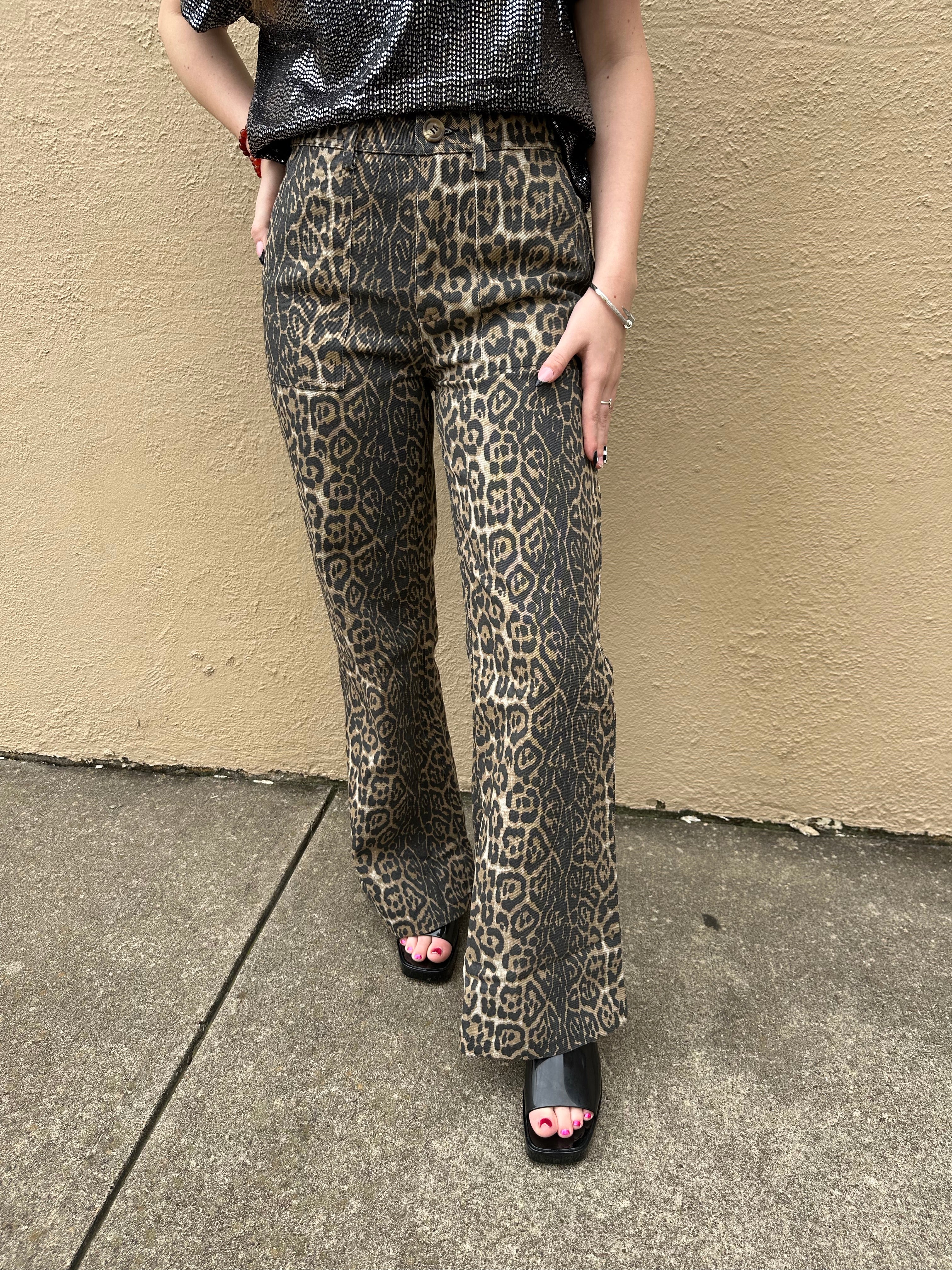 The Stage Coach Leopard Jeans