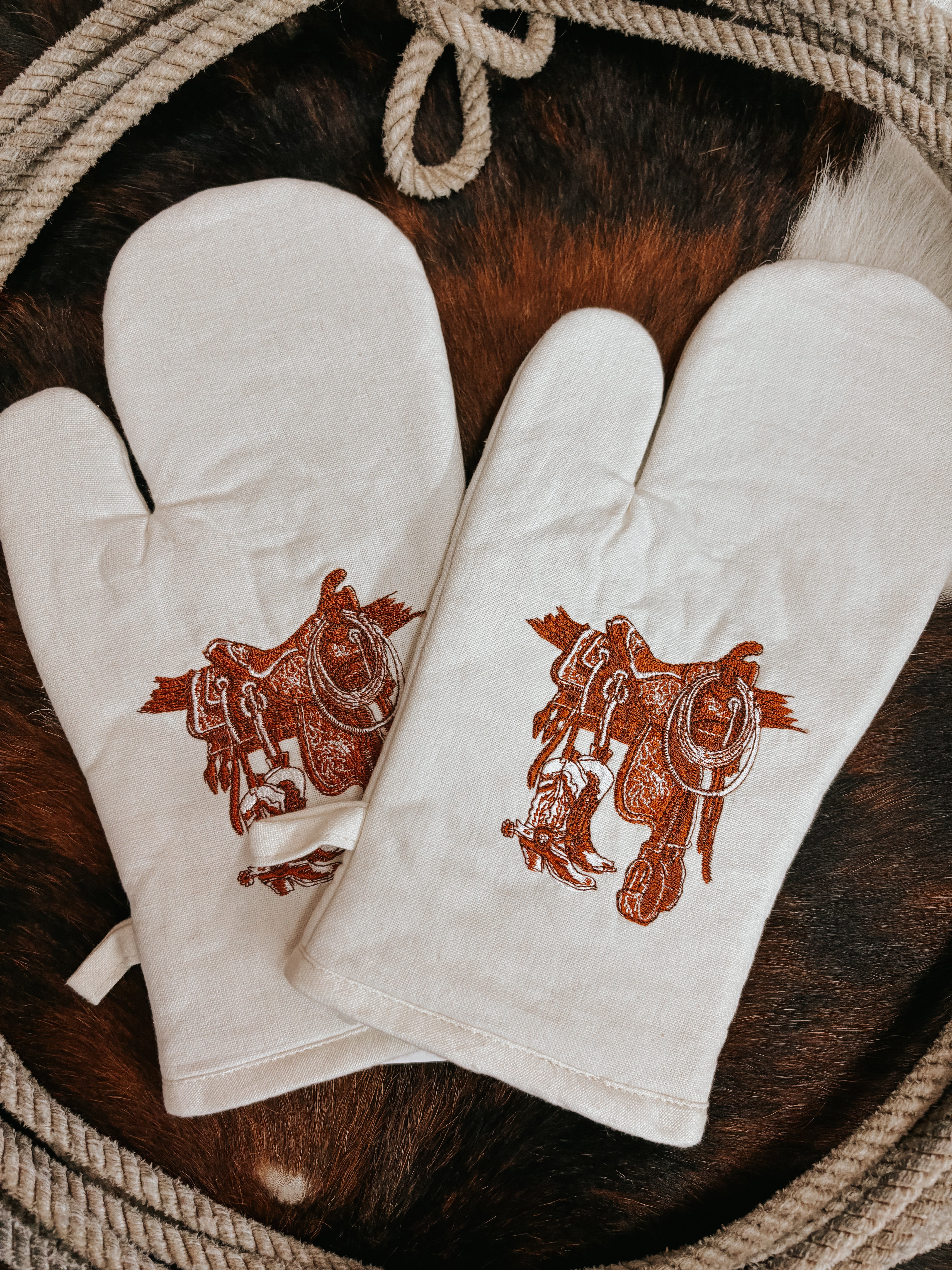 The Cowboy Way Oven Mitt