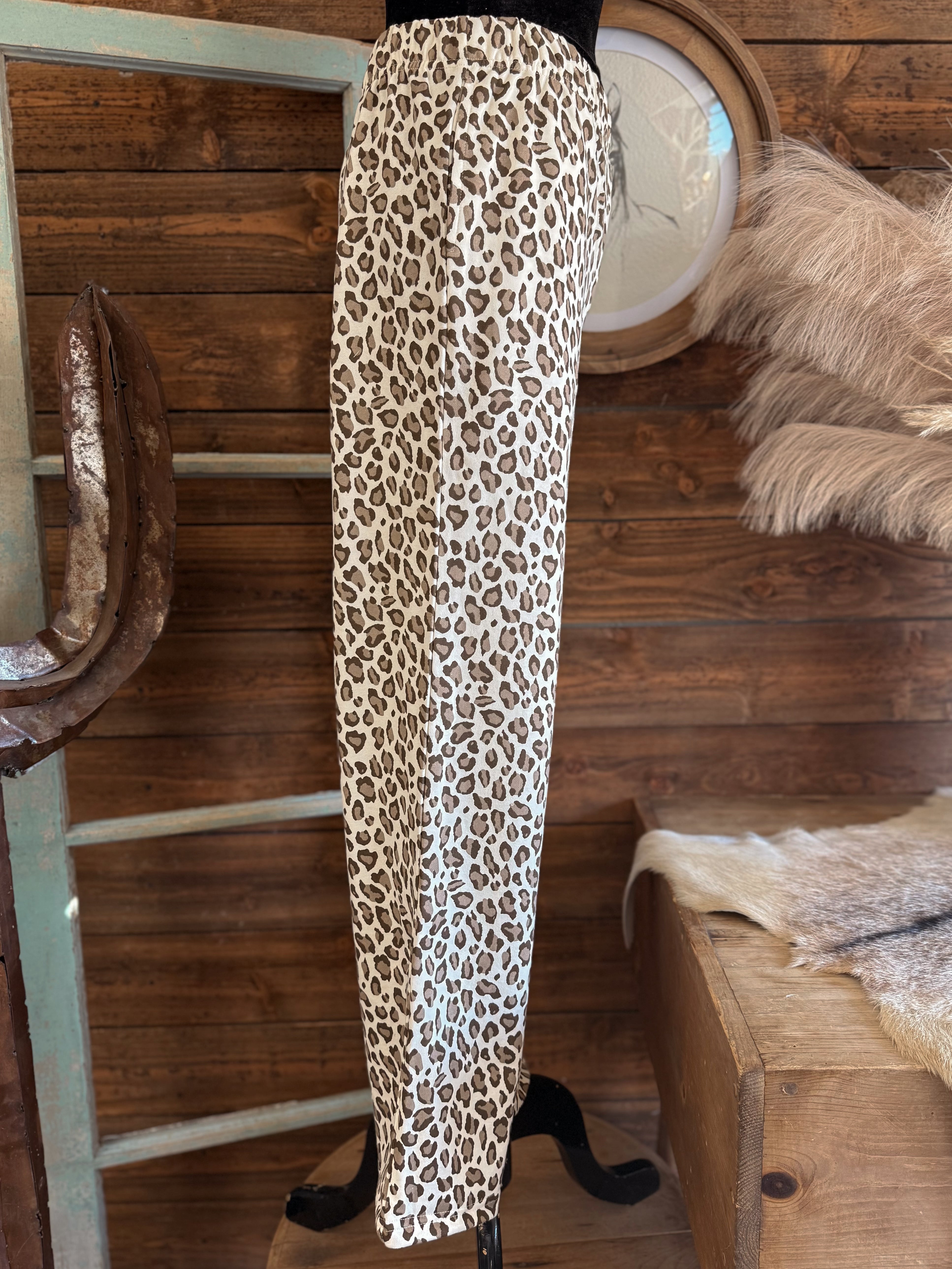 The Layla Leopard Lounge Set
