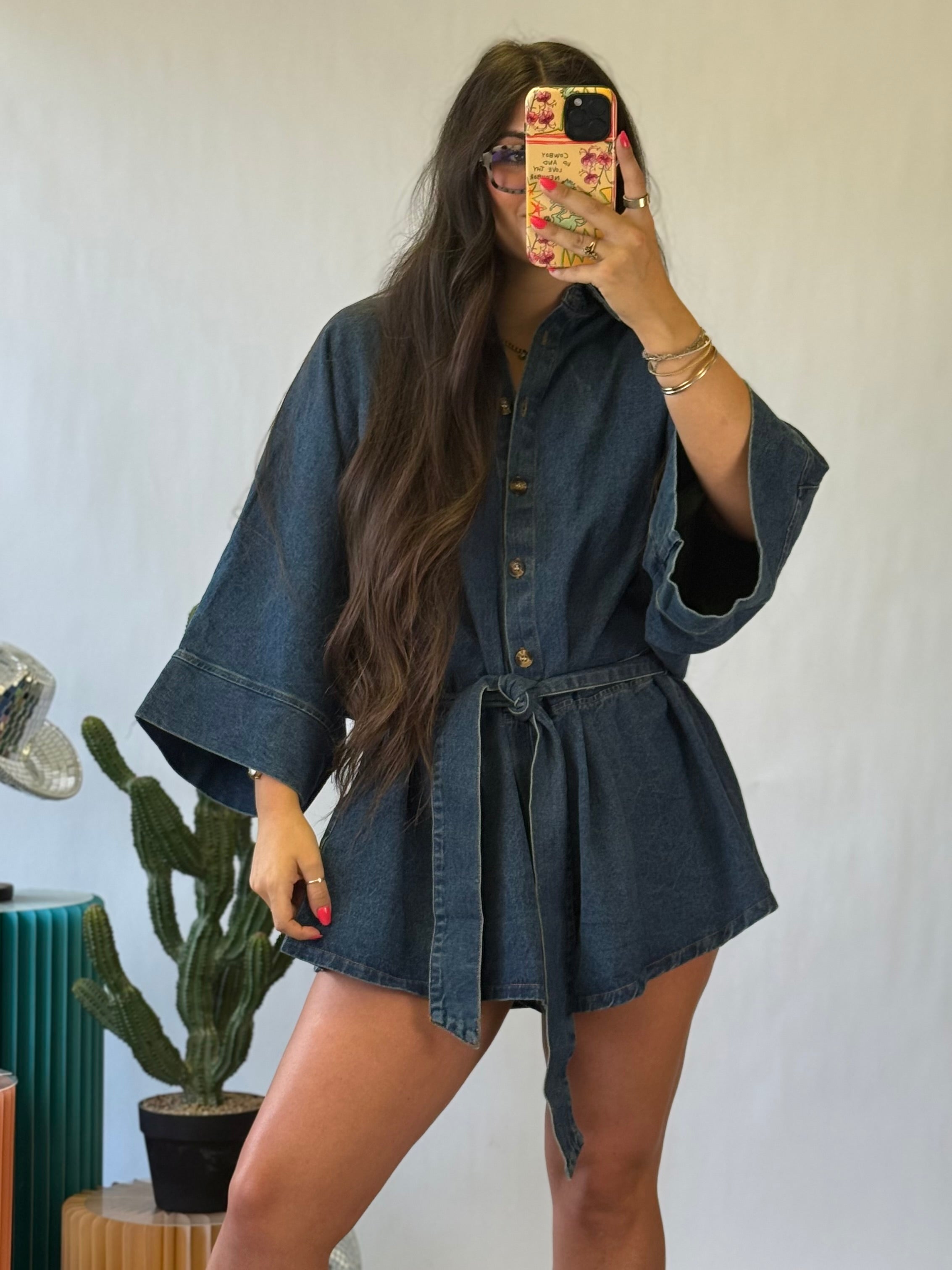 The Blue Jean Baby Romper