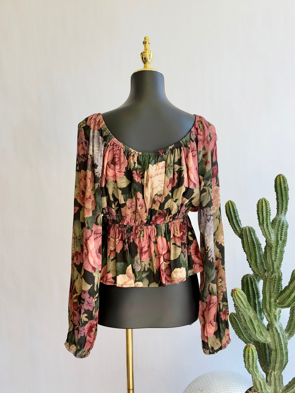 The Autumn Muse Floral Top
