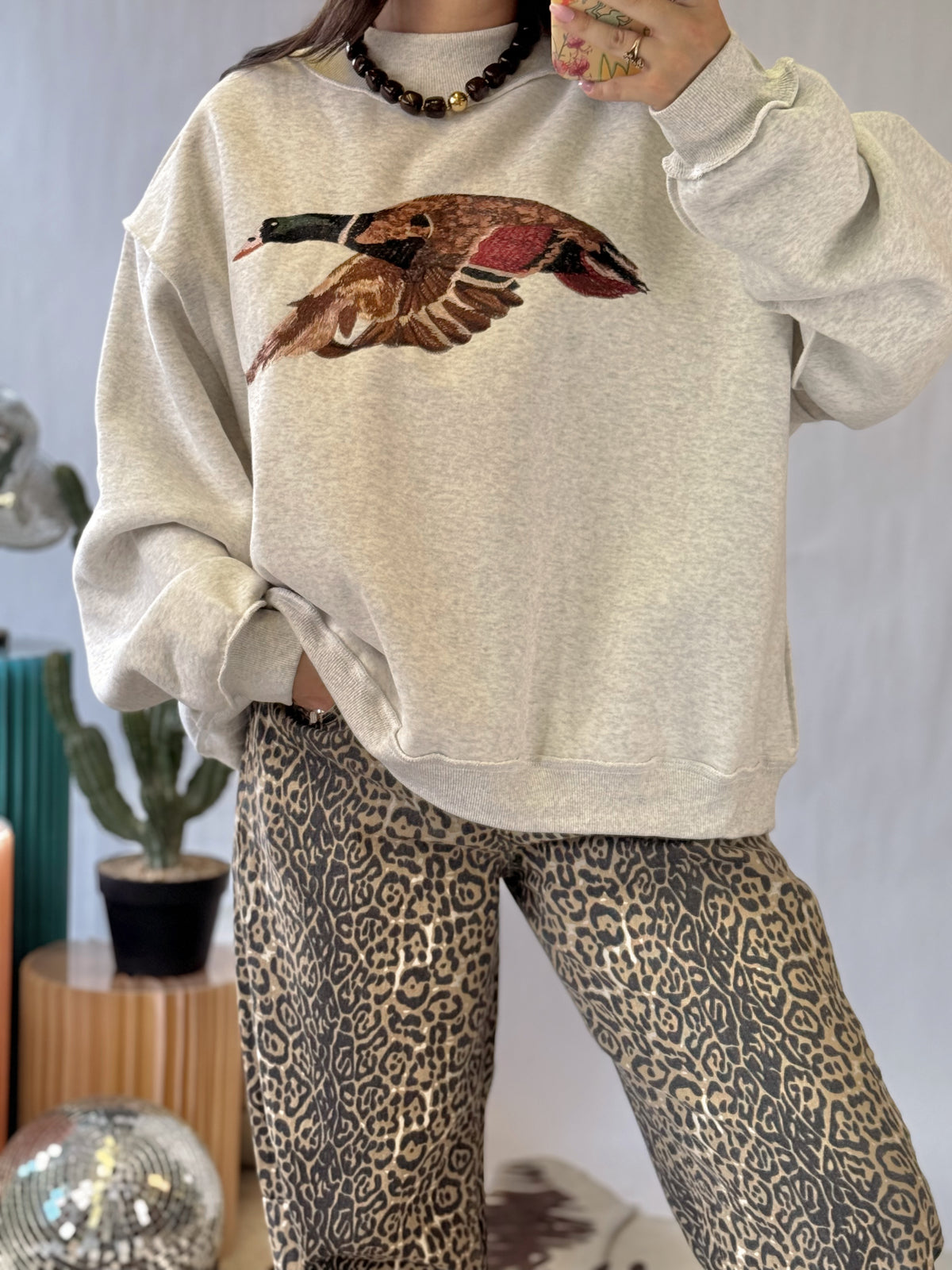 The Duck Creek Mock Neck Sweatshirt