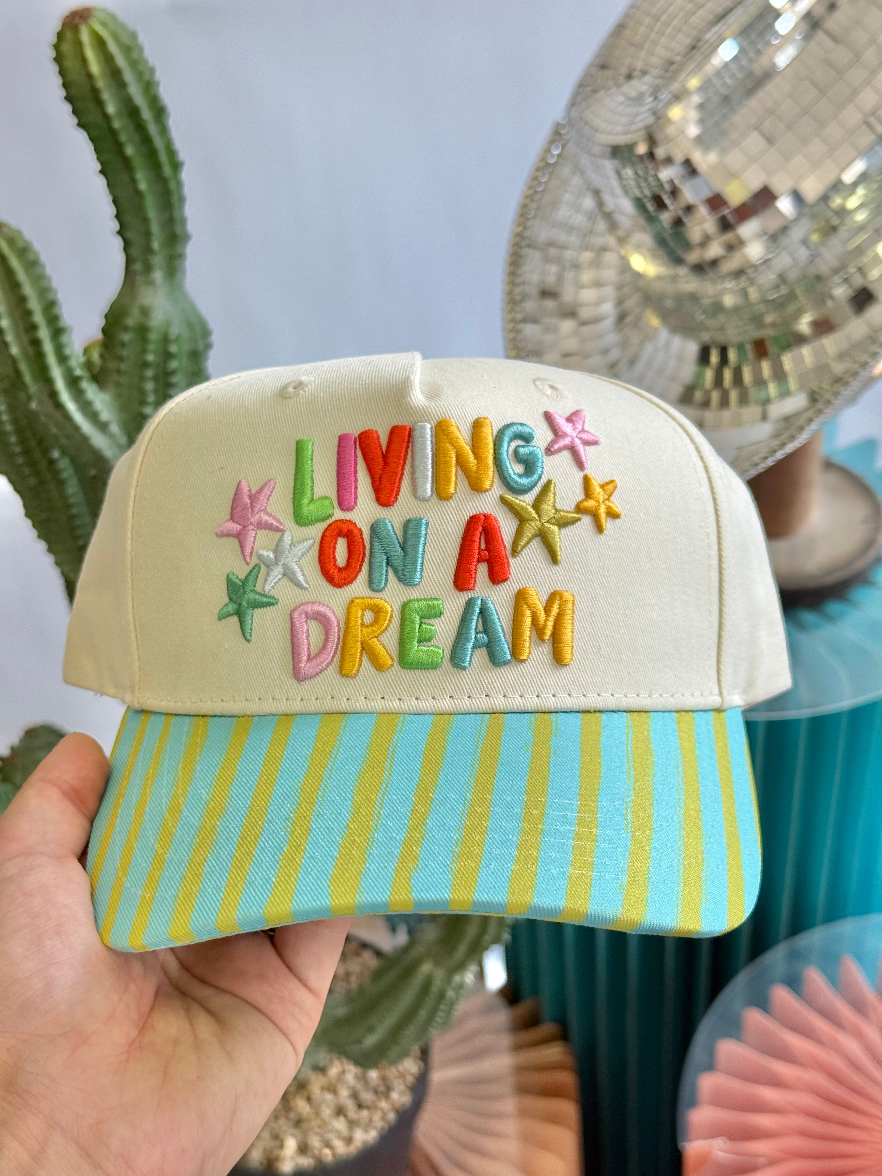 The Living On A Dream Trucker Hat