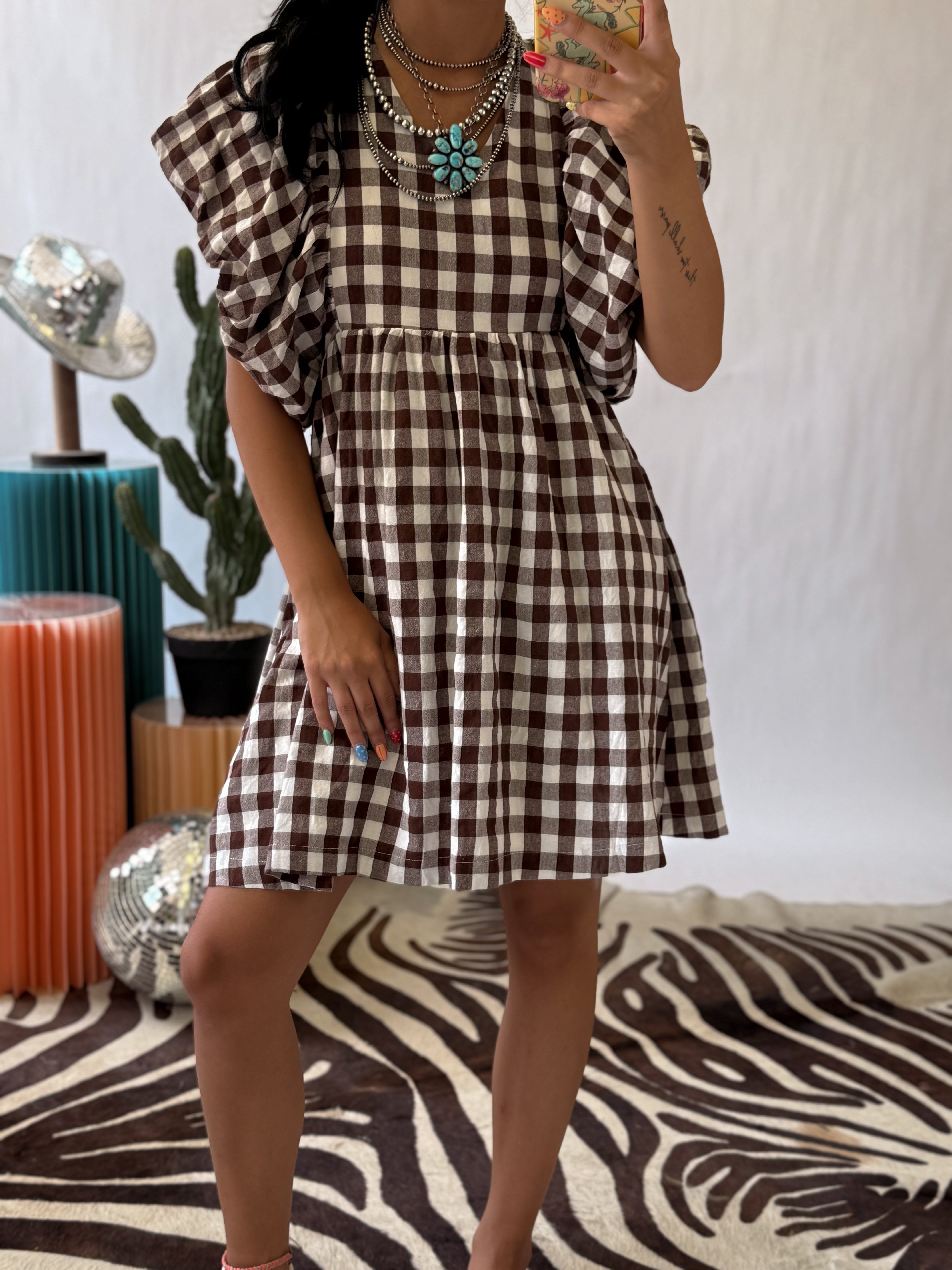 The Gingham Grove Dress