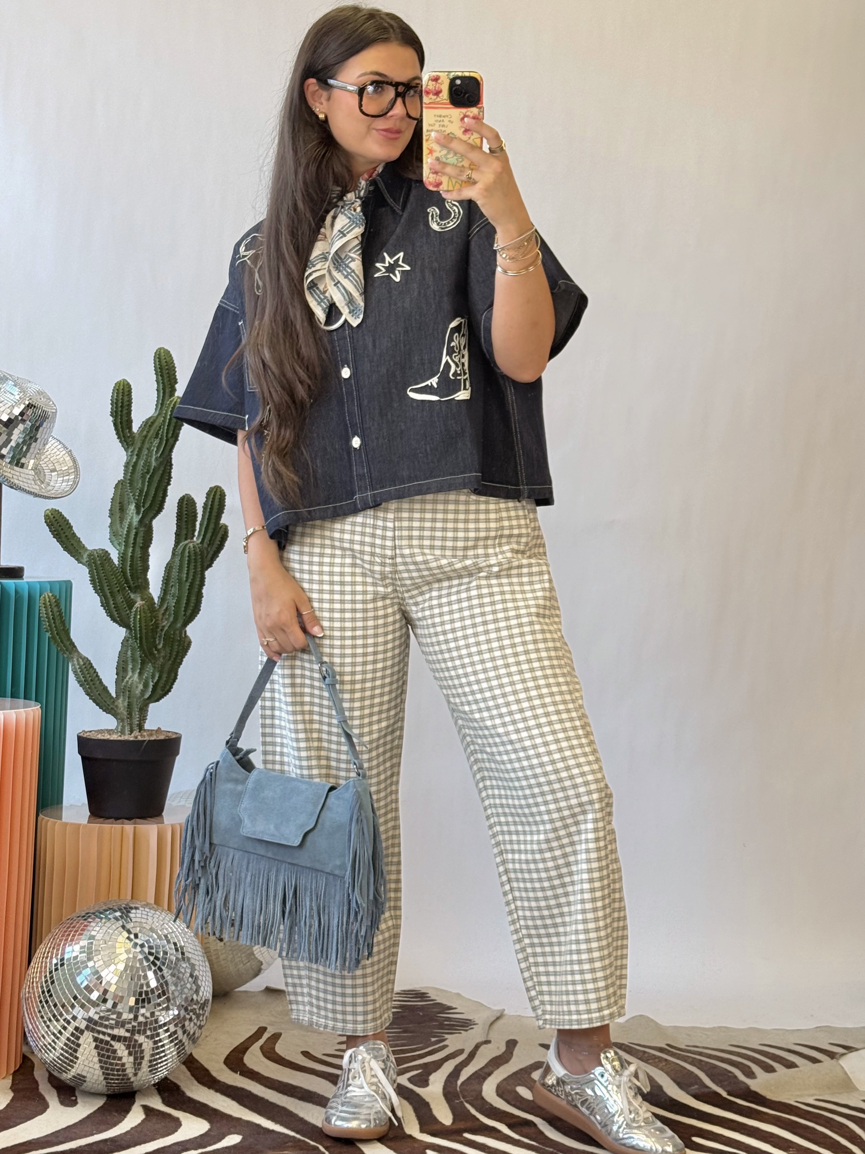 The Trailhand Denim Top
