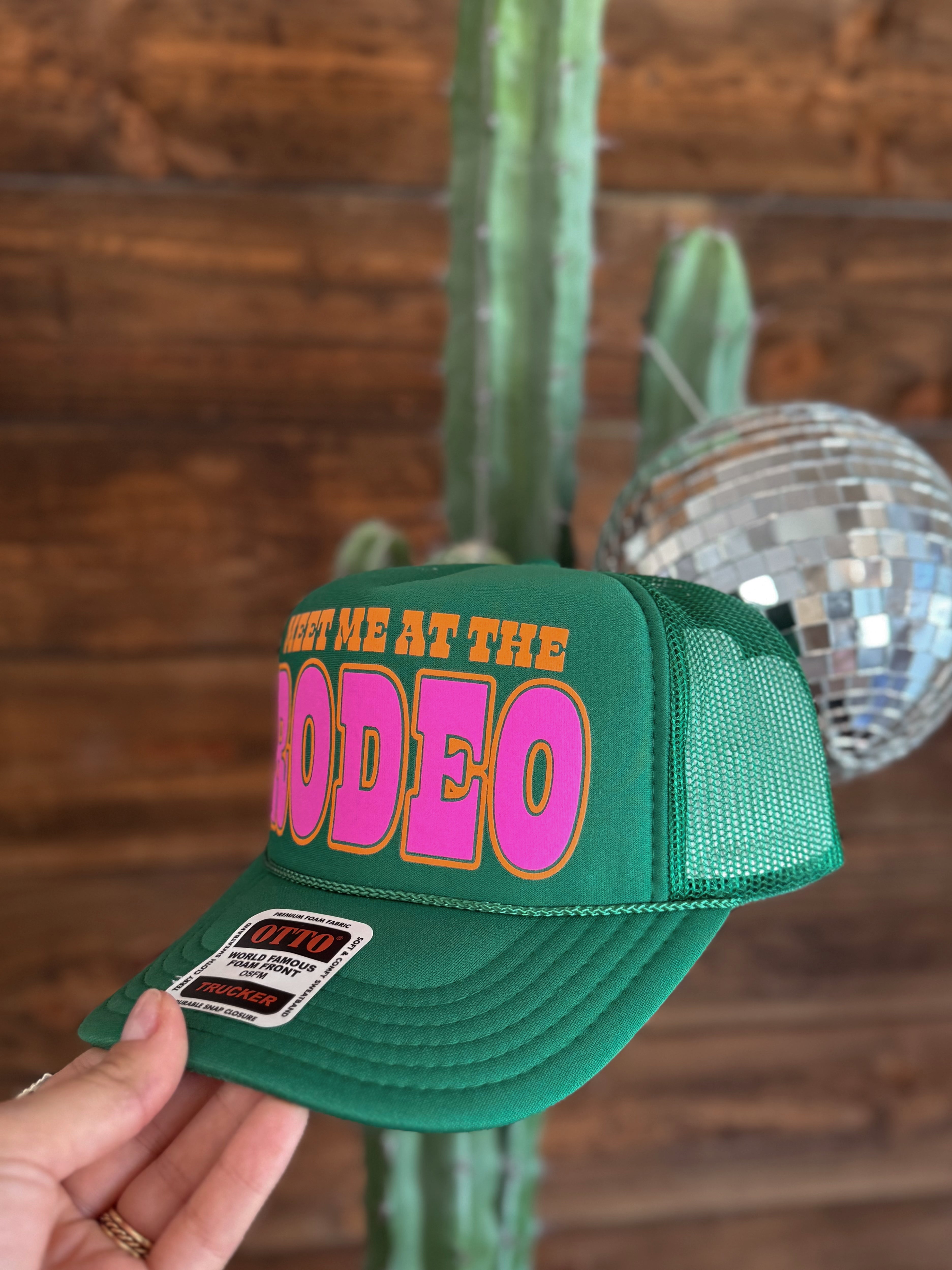 The "Meet Me At The Rodeo" Trucker Hat