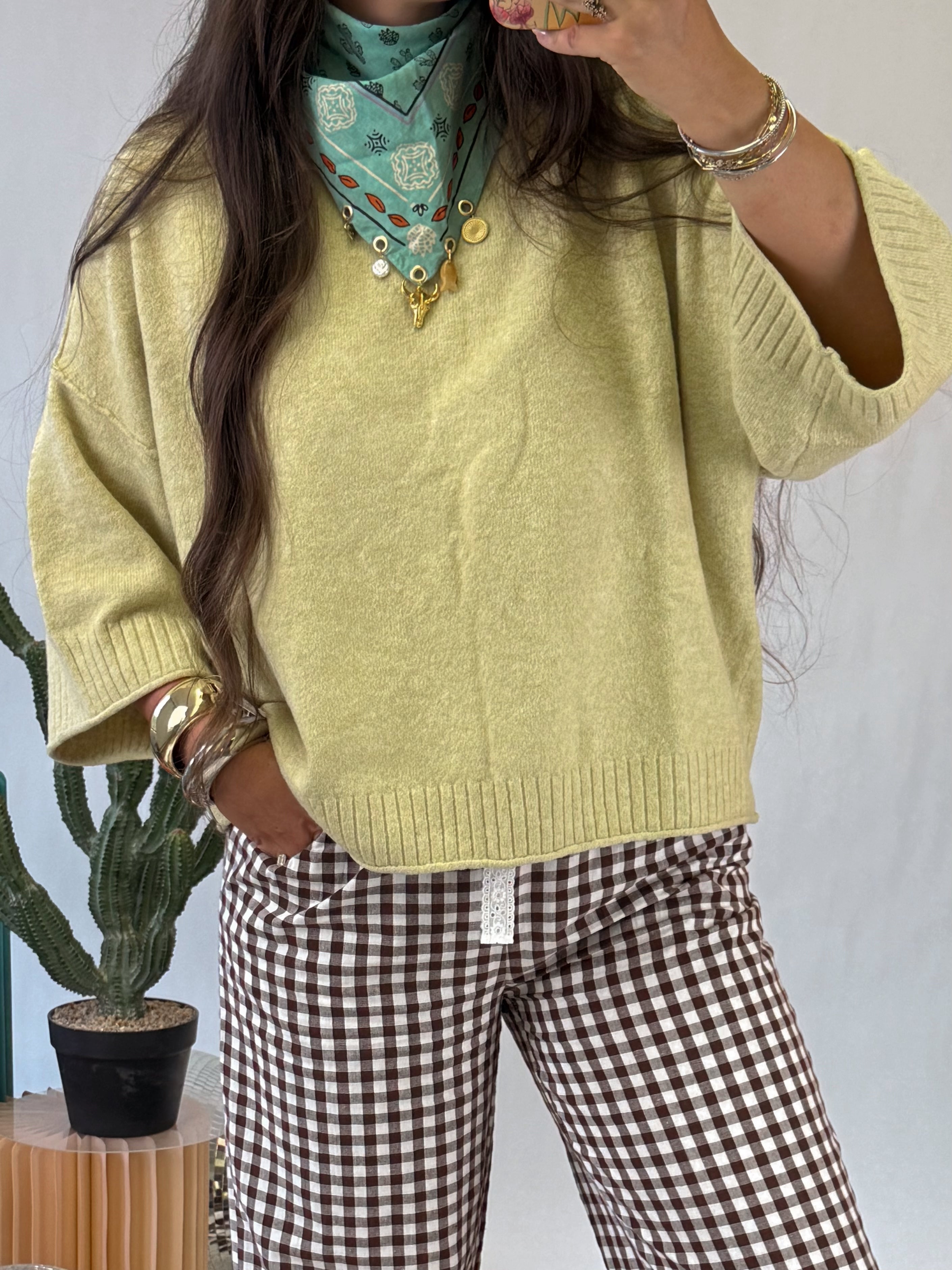 The Cotierra Oversized Crewneck Sweater