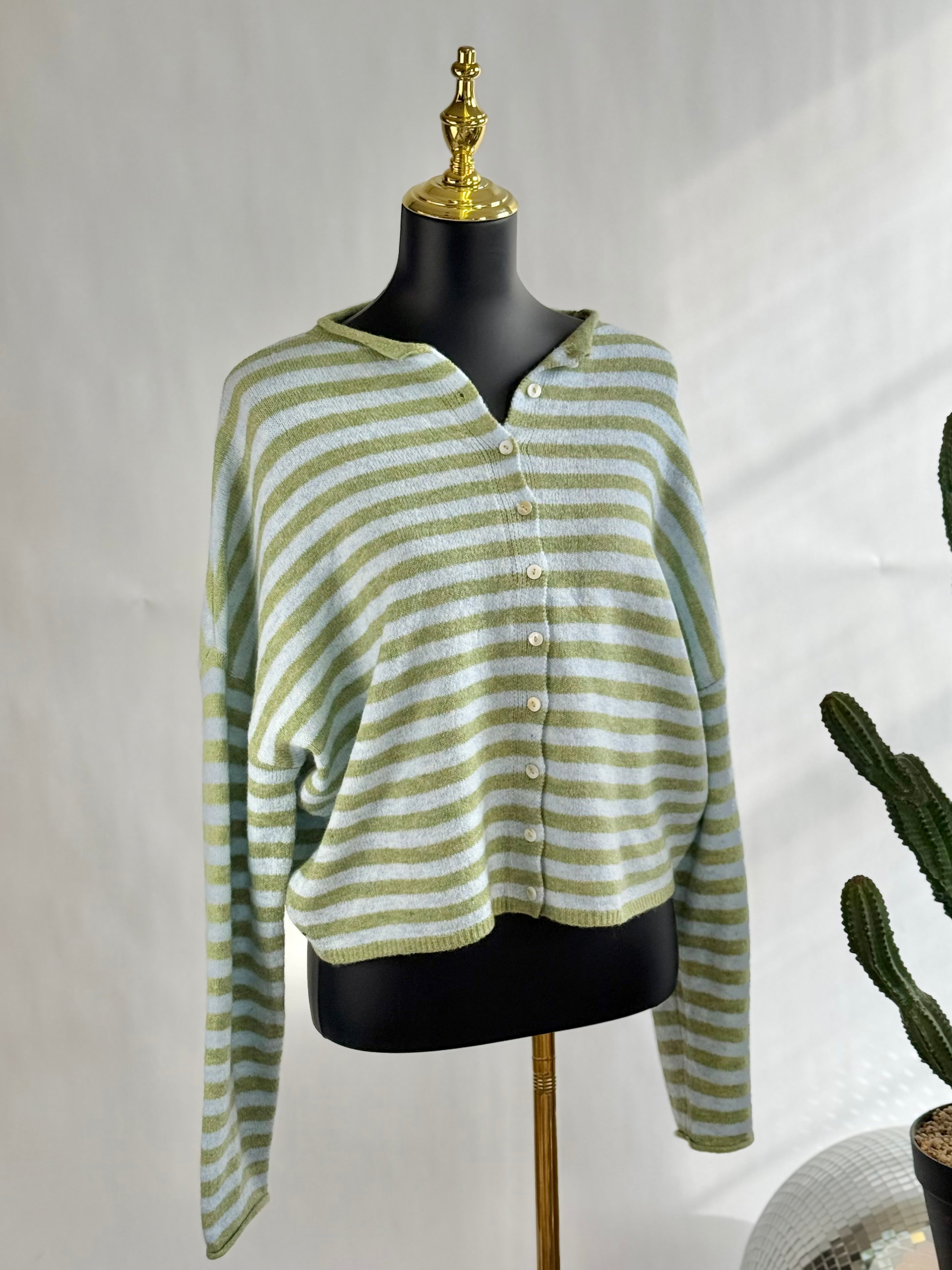 The Sunday Stripe Cardigan
