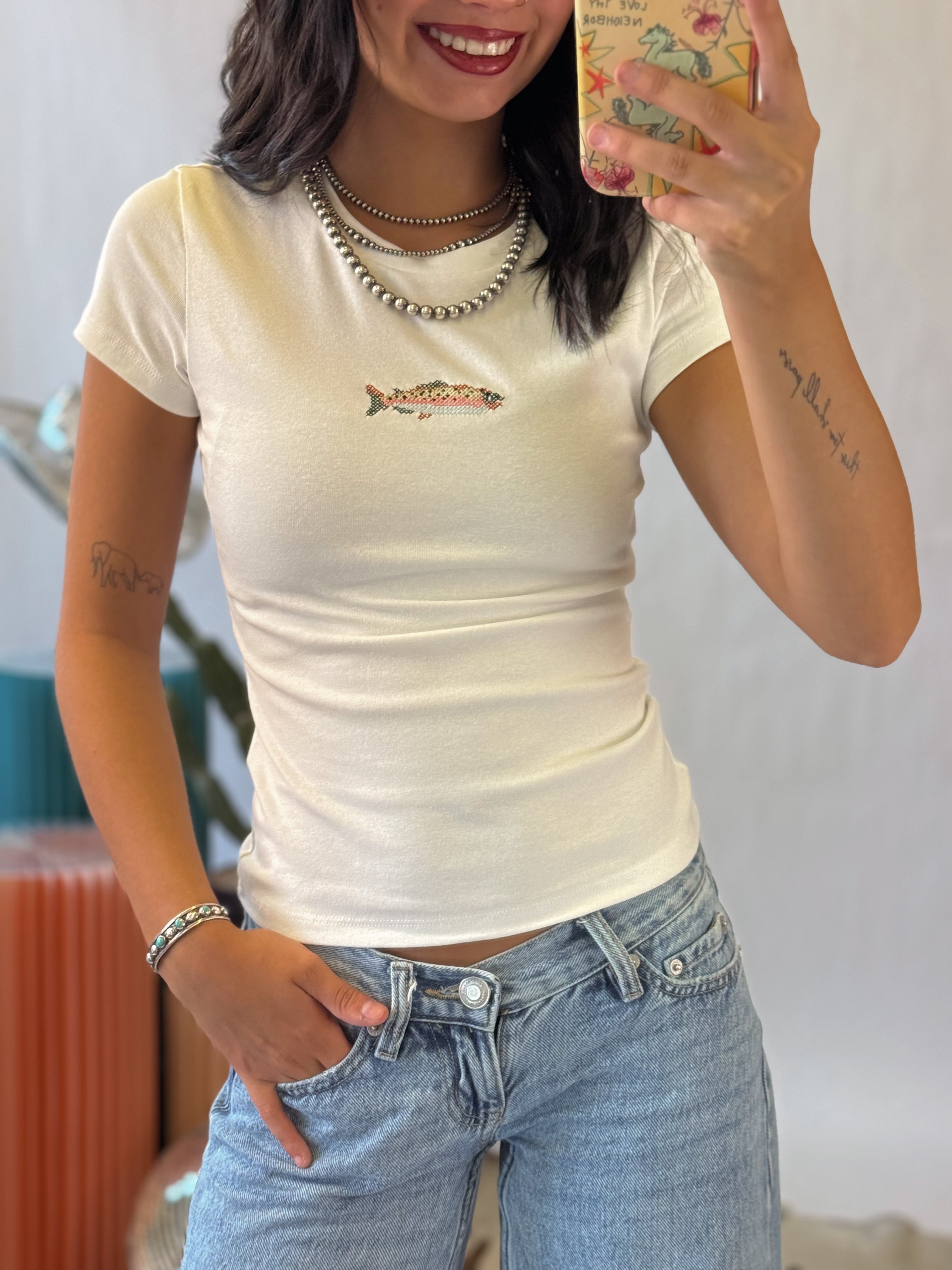 The Reel Cute Baby Tee