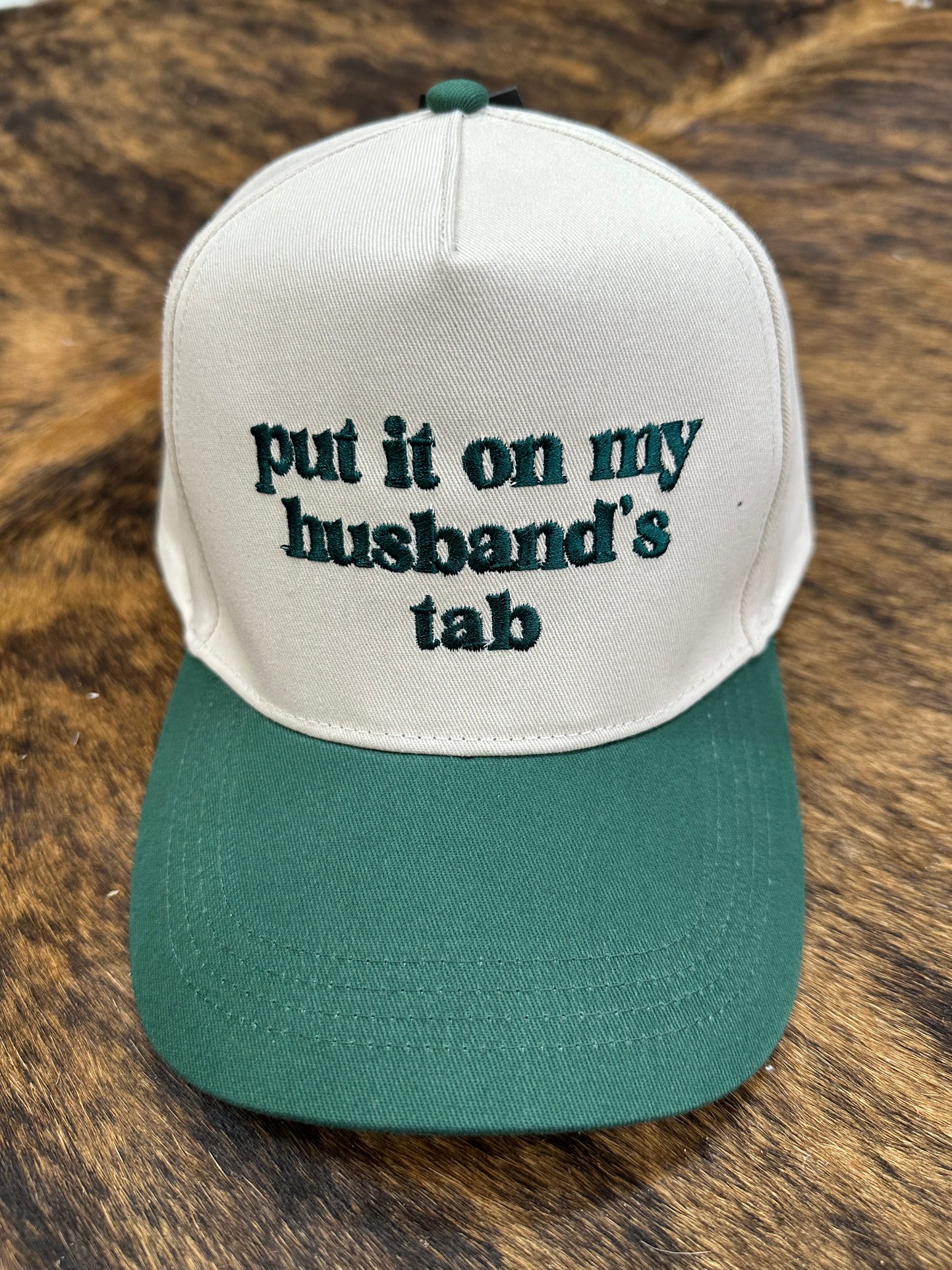 The Husband's Tab Trucker Hat