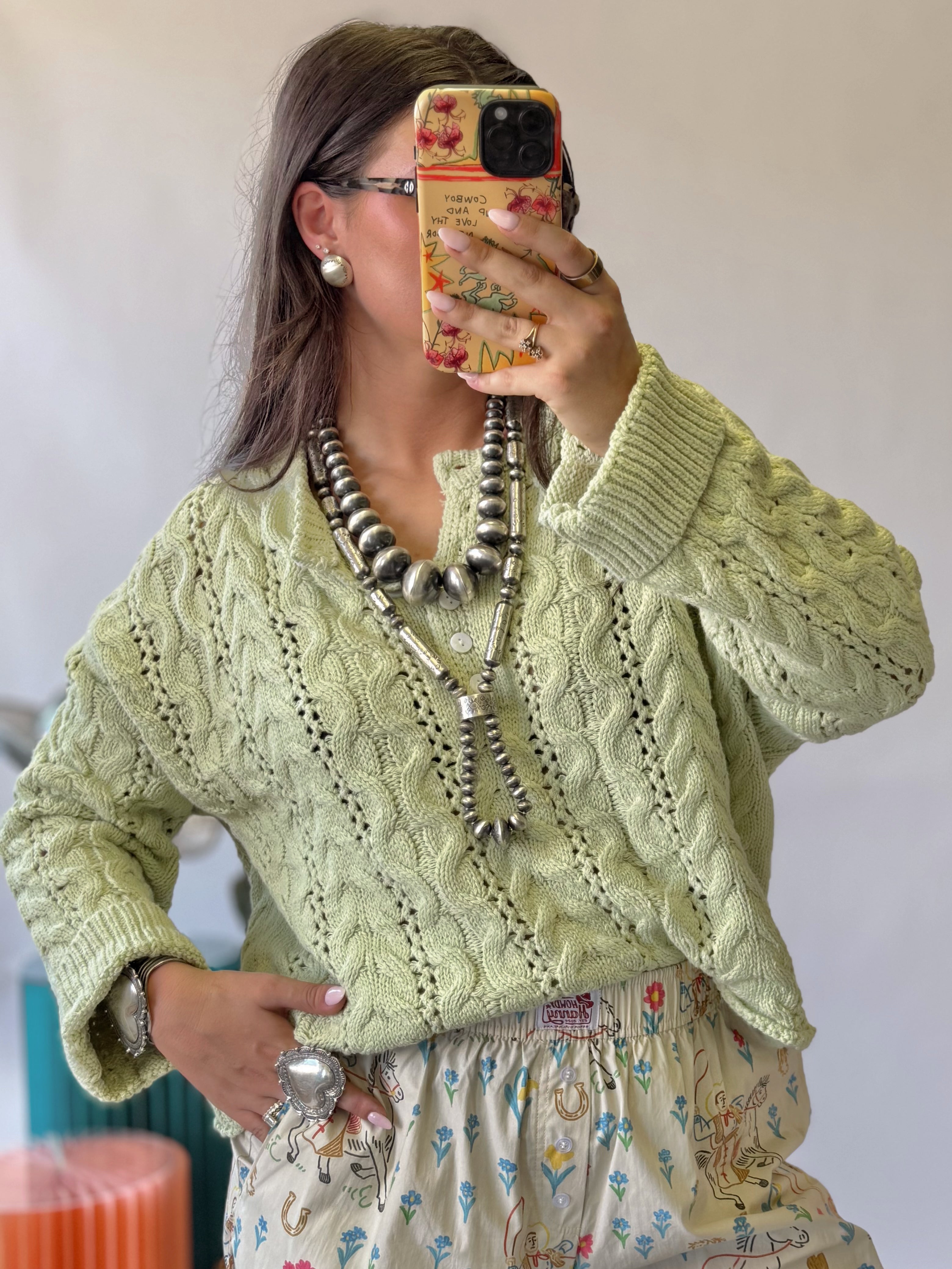 The Carlie Cable Knit Sweater