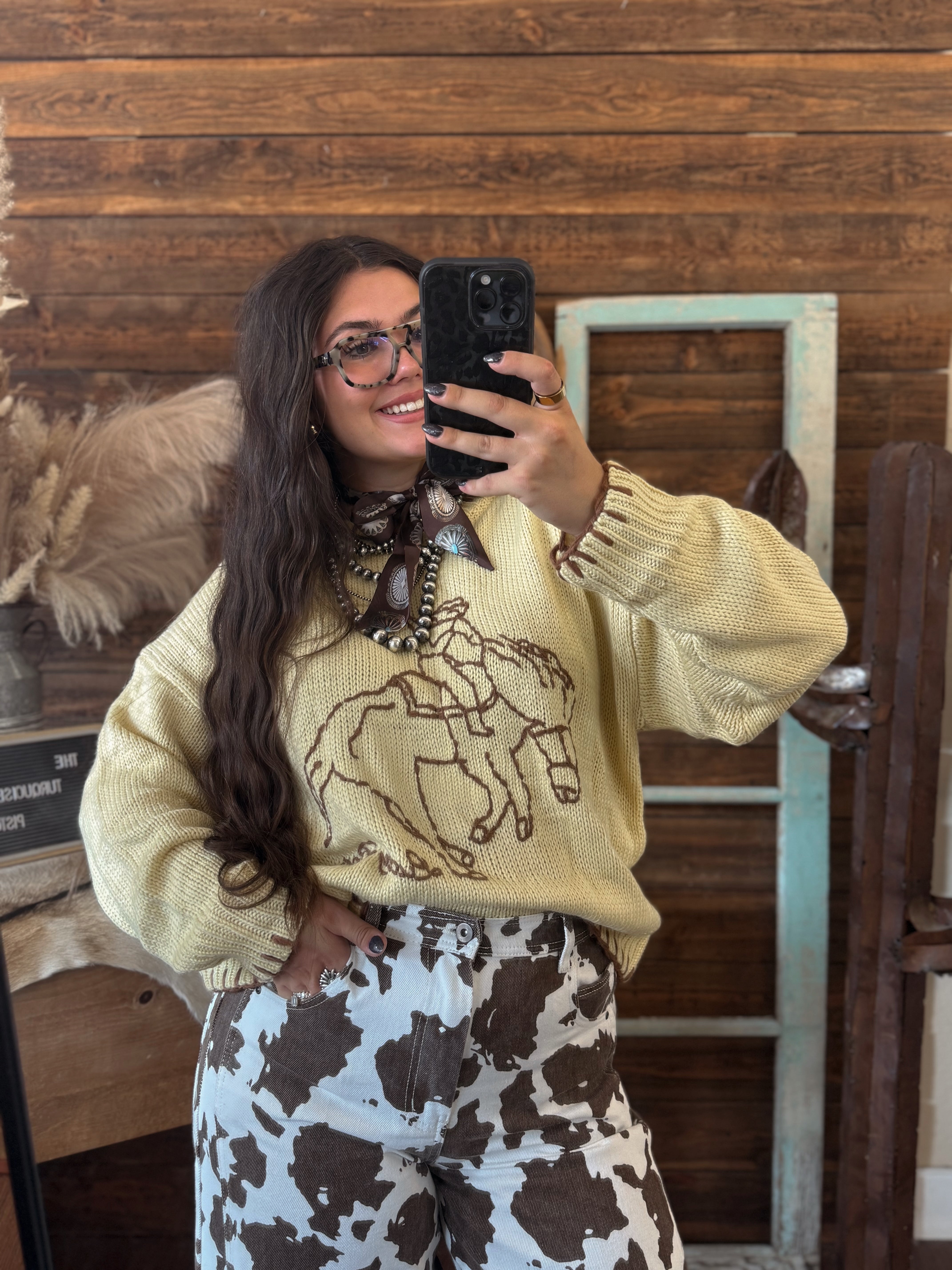 The Buckin Bronc Sweater