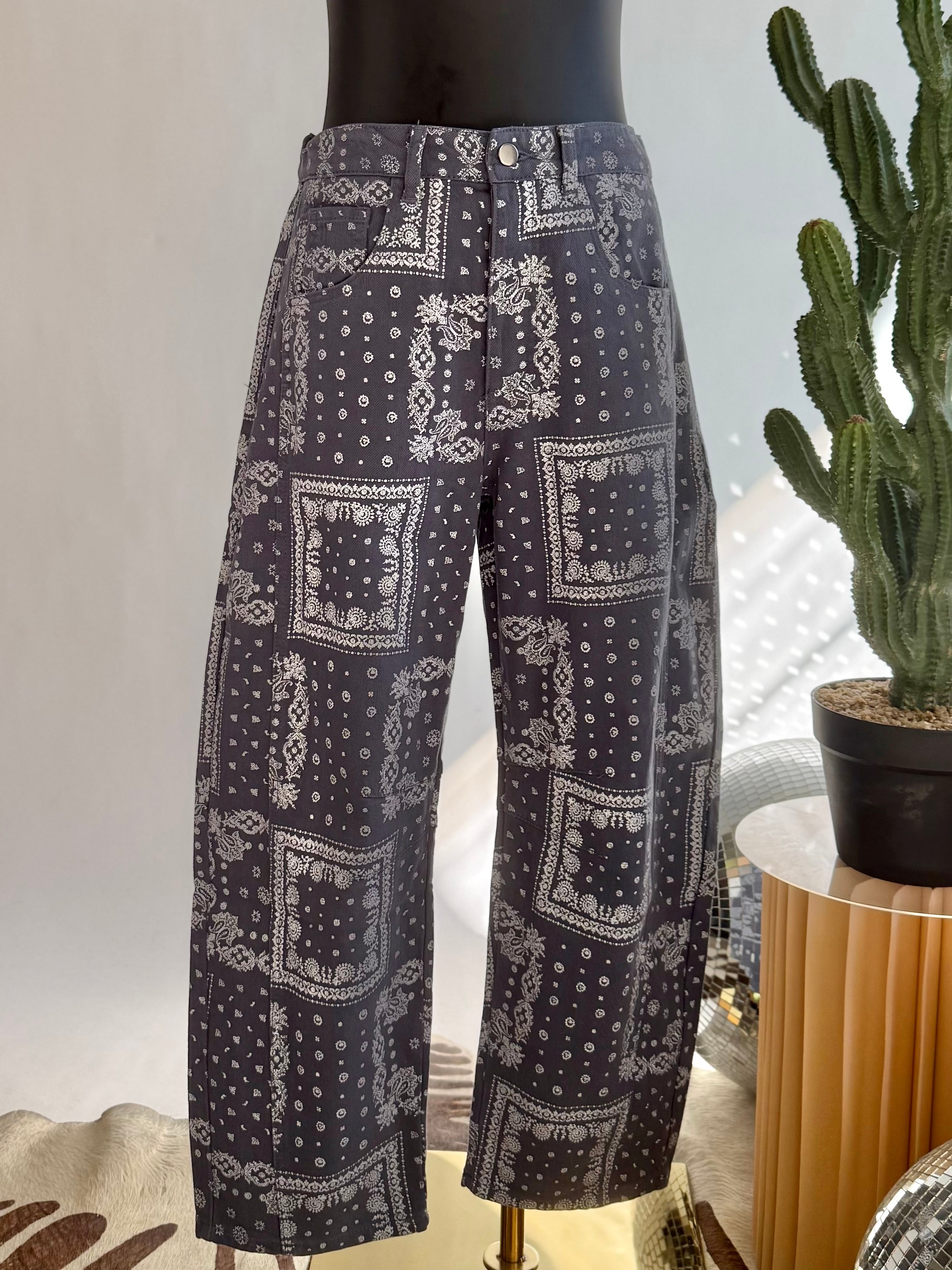 The Bandana Barrel Jeans
