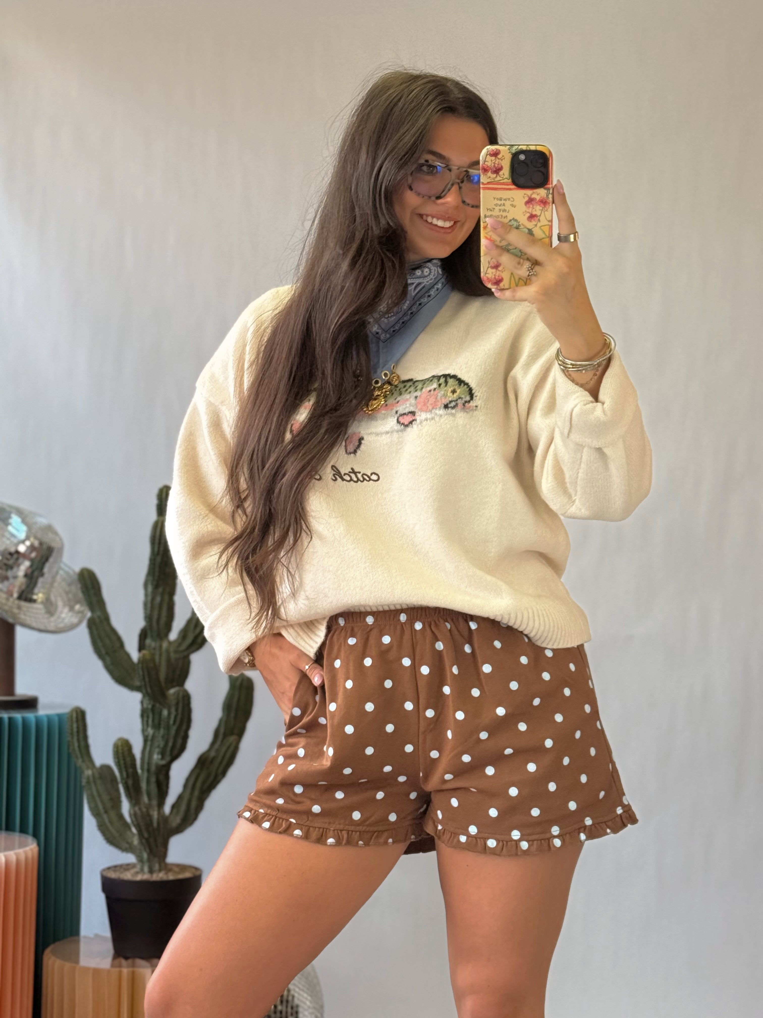The Sweet Cream Ruffle Shorts