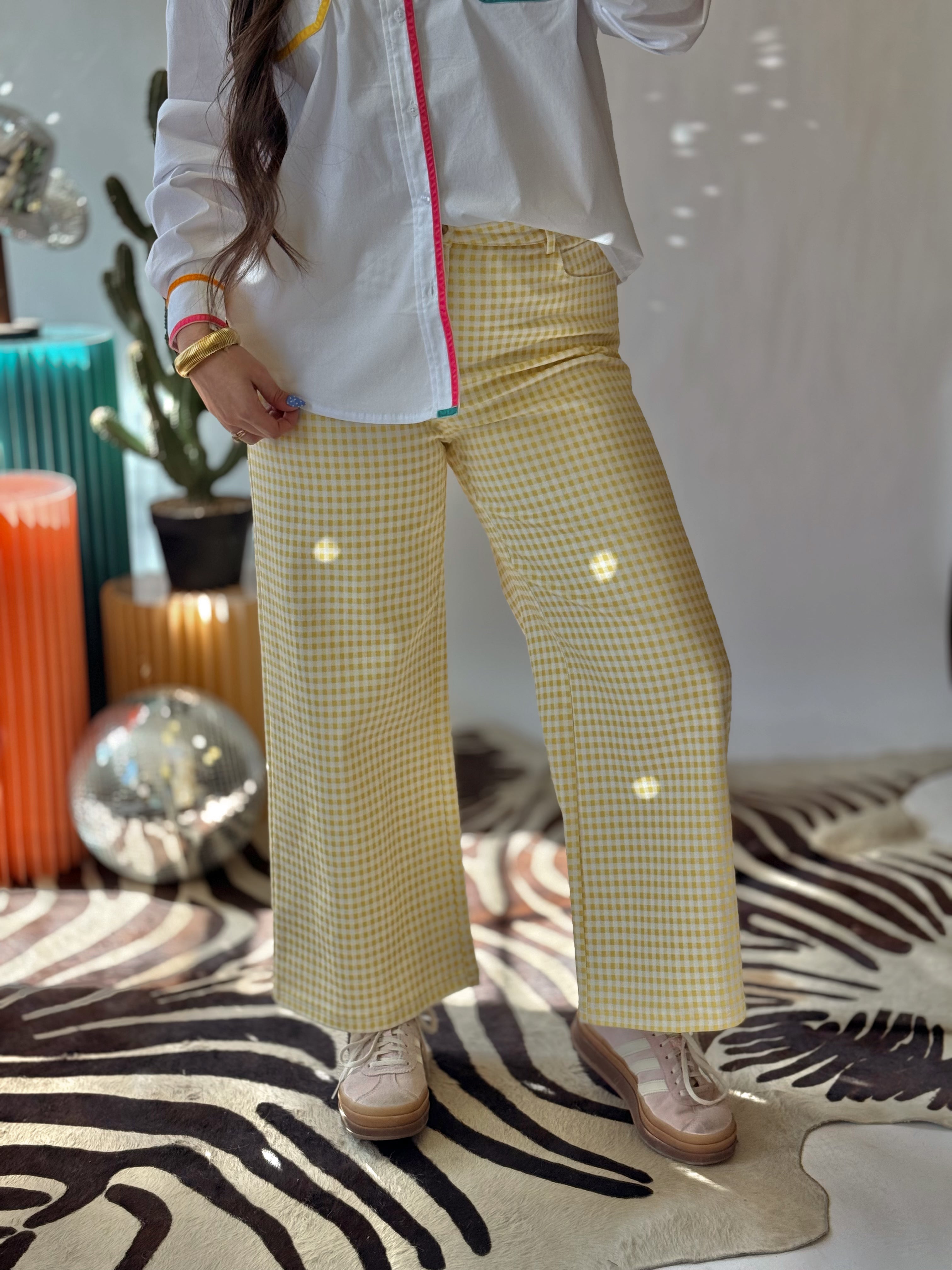 The Gingham & Gone Pants