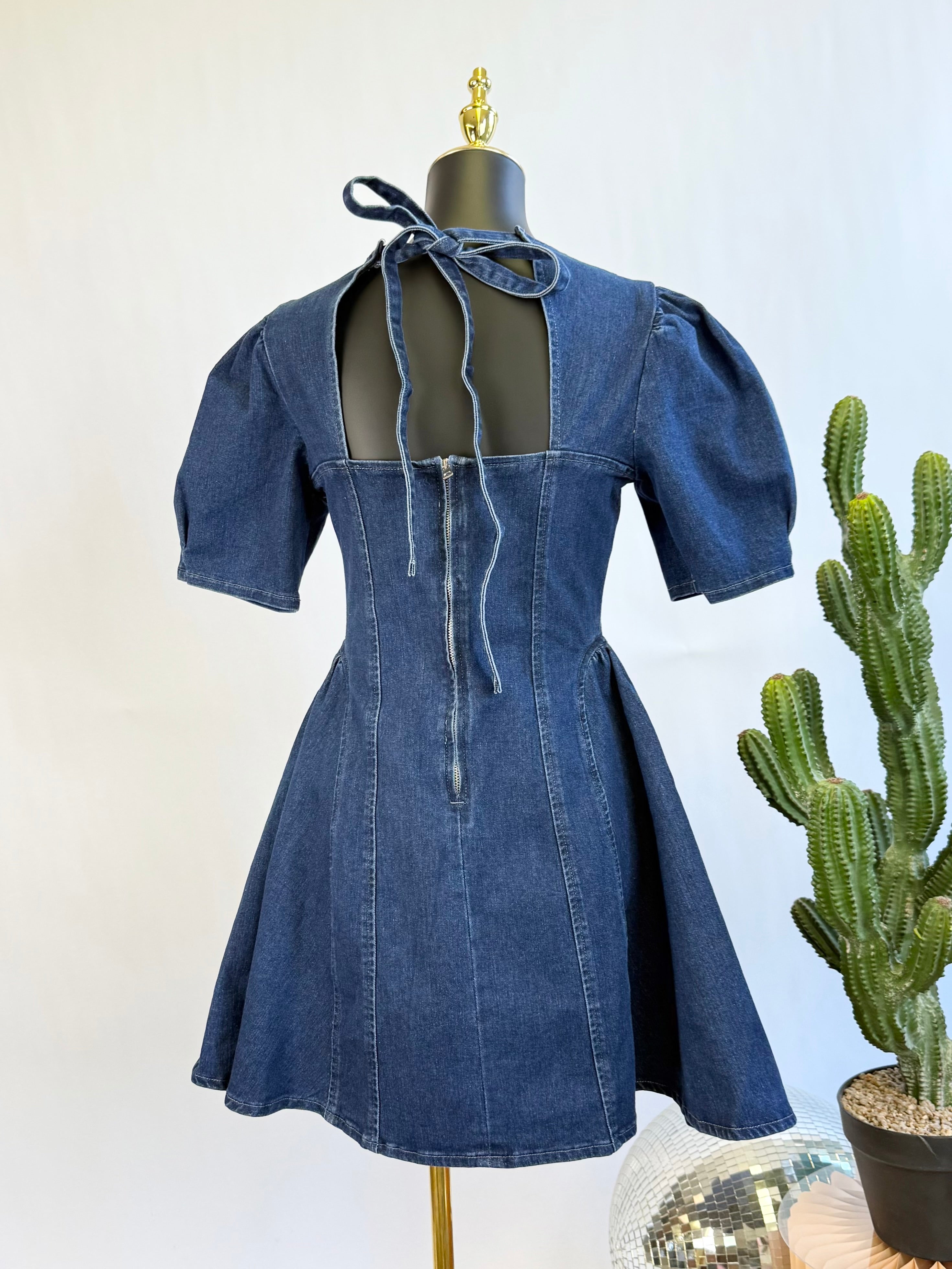 The Denim Darling Mini Dress