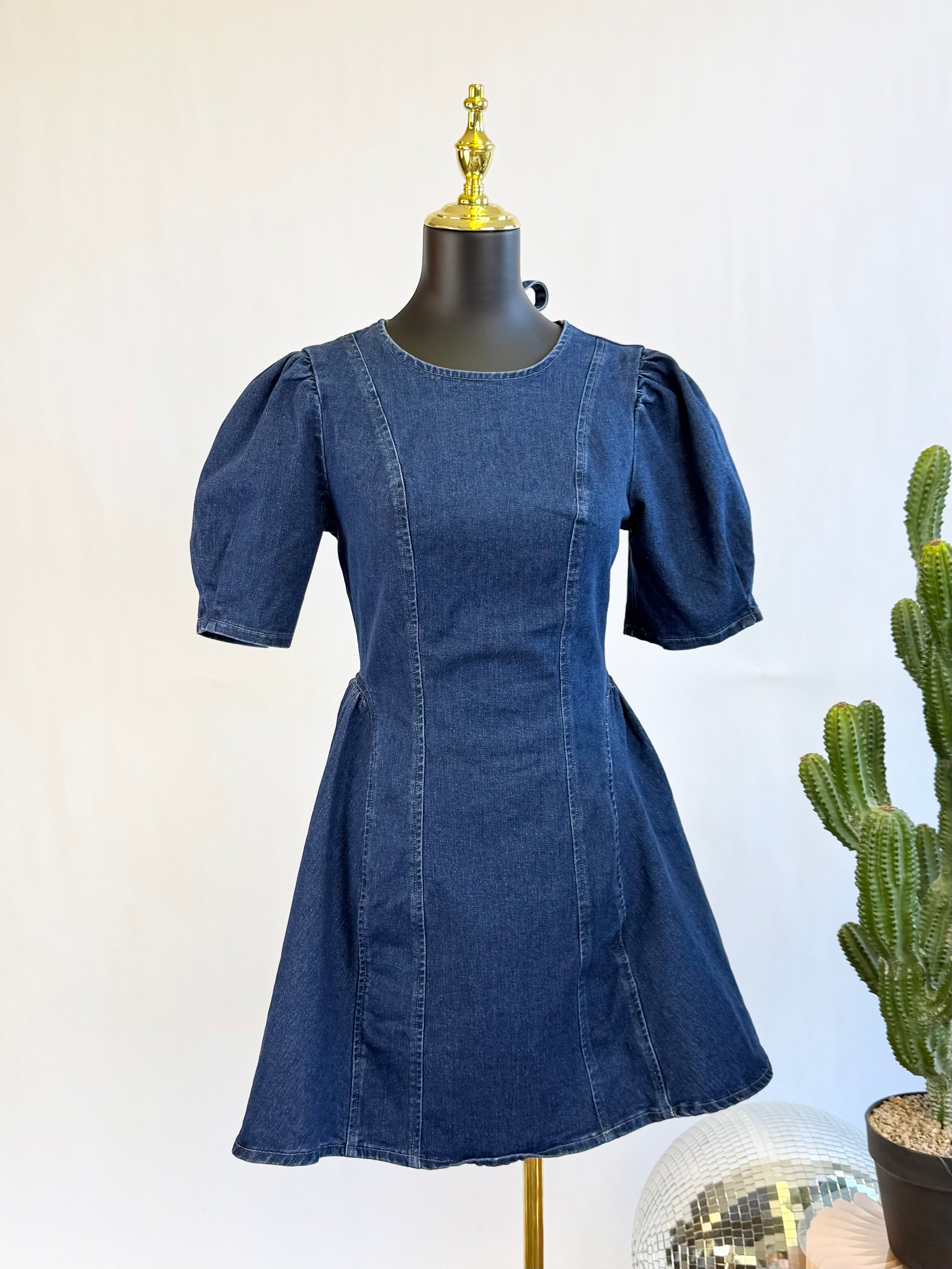 The Denim Darling Mini Dress