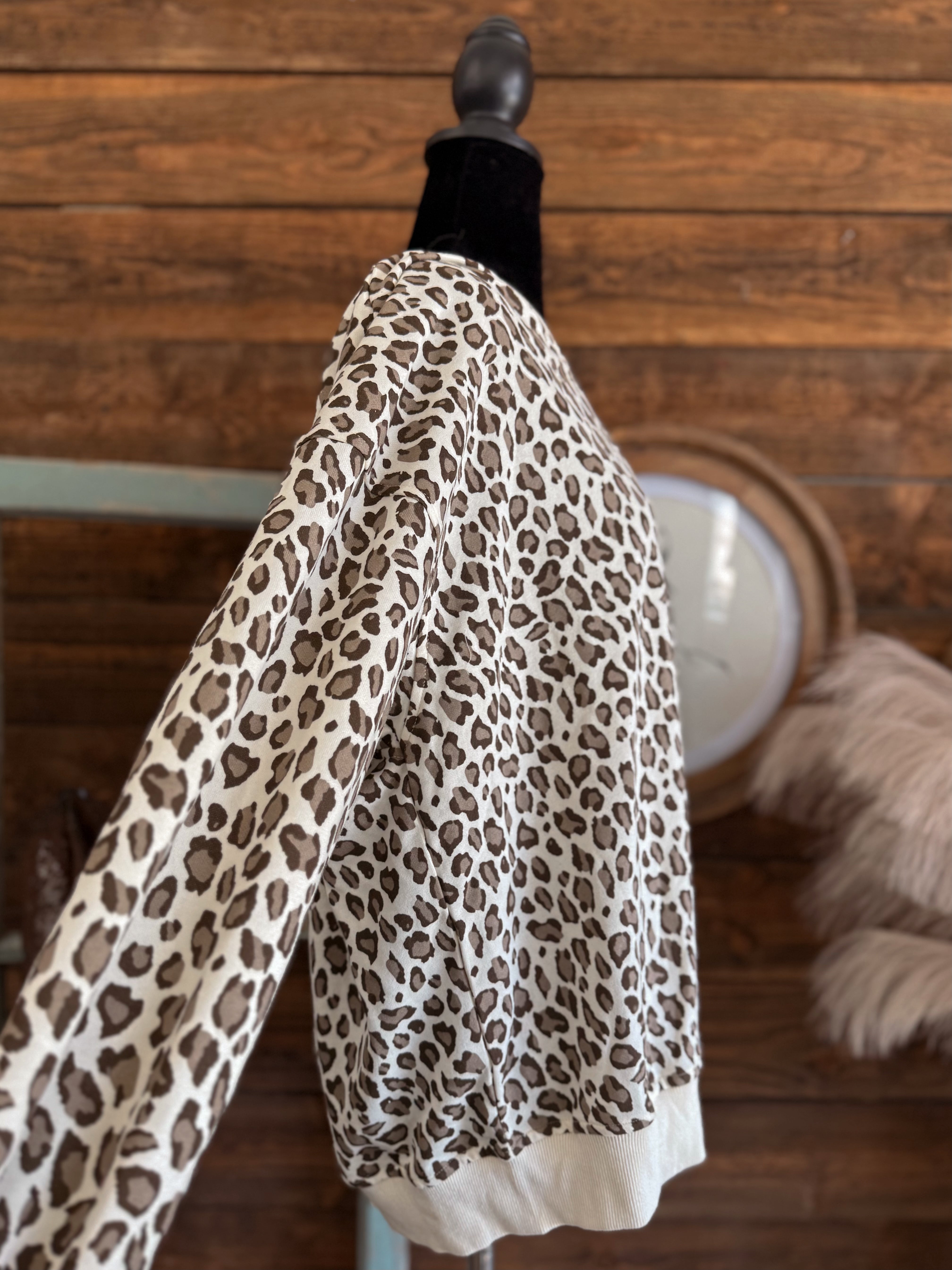 The Layla Leopard Lounge Set