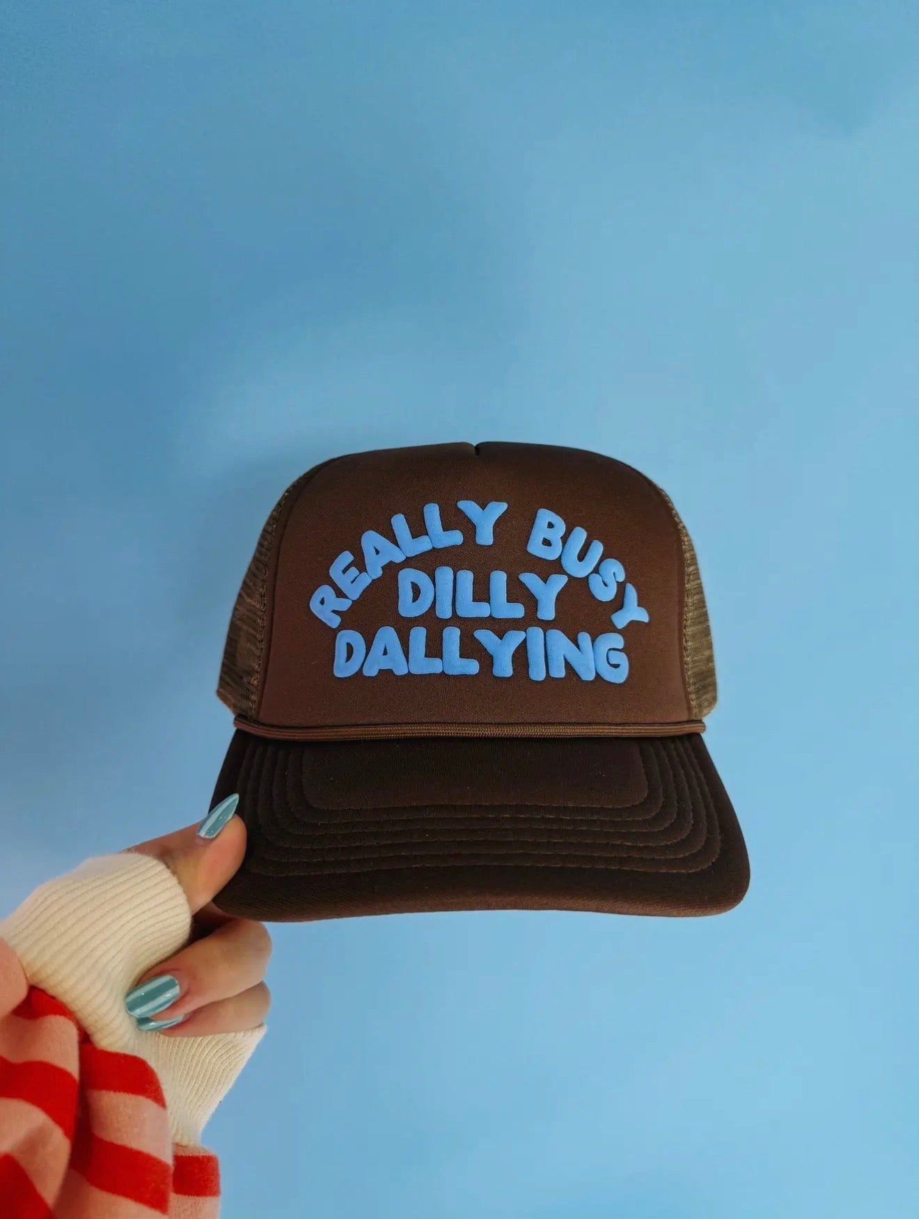 The Dilly Dally Trucker Hat