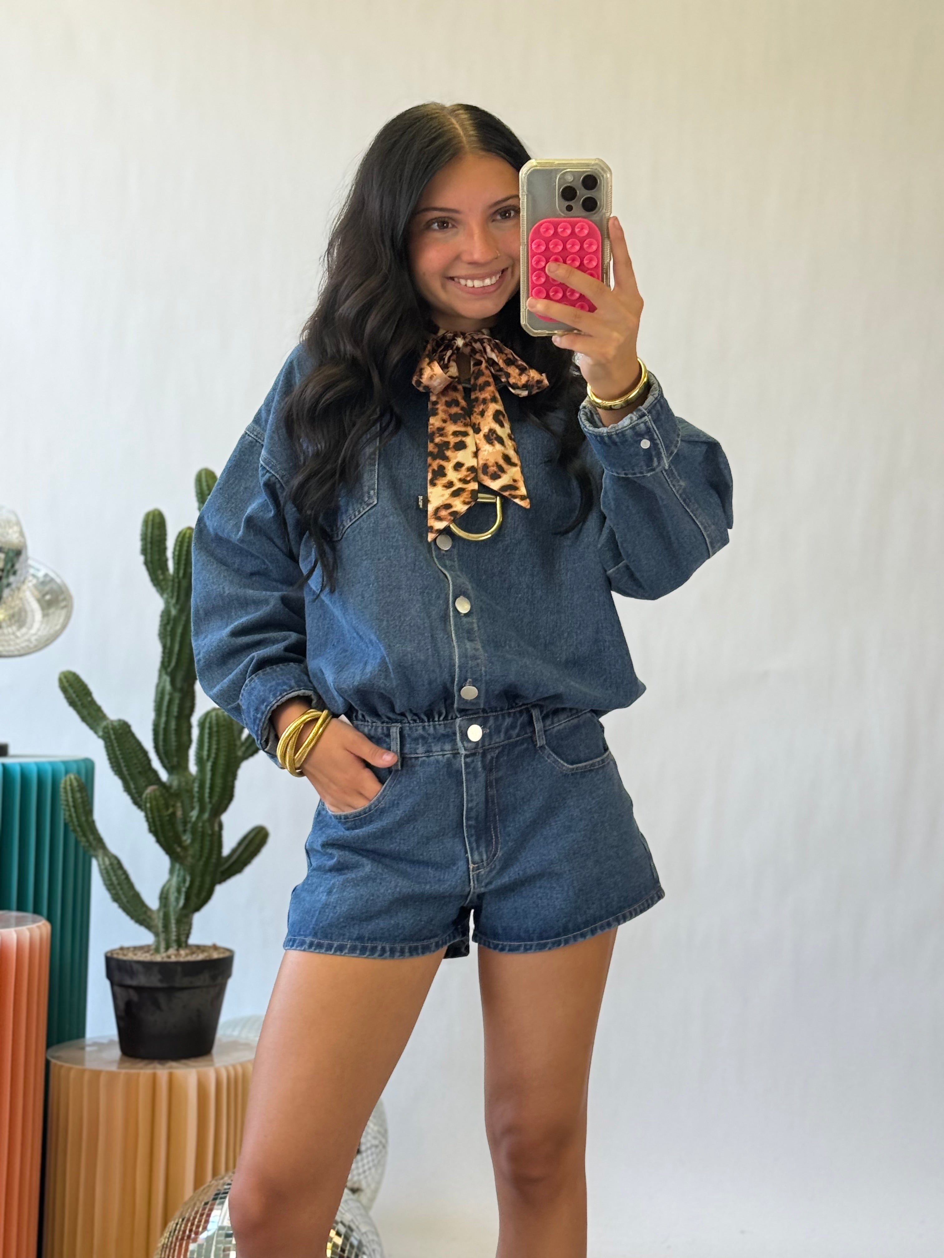 The Denim Weekend Romper