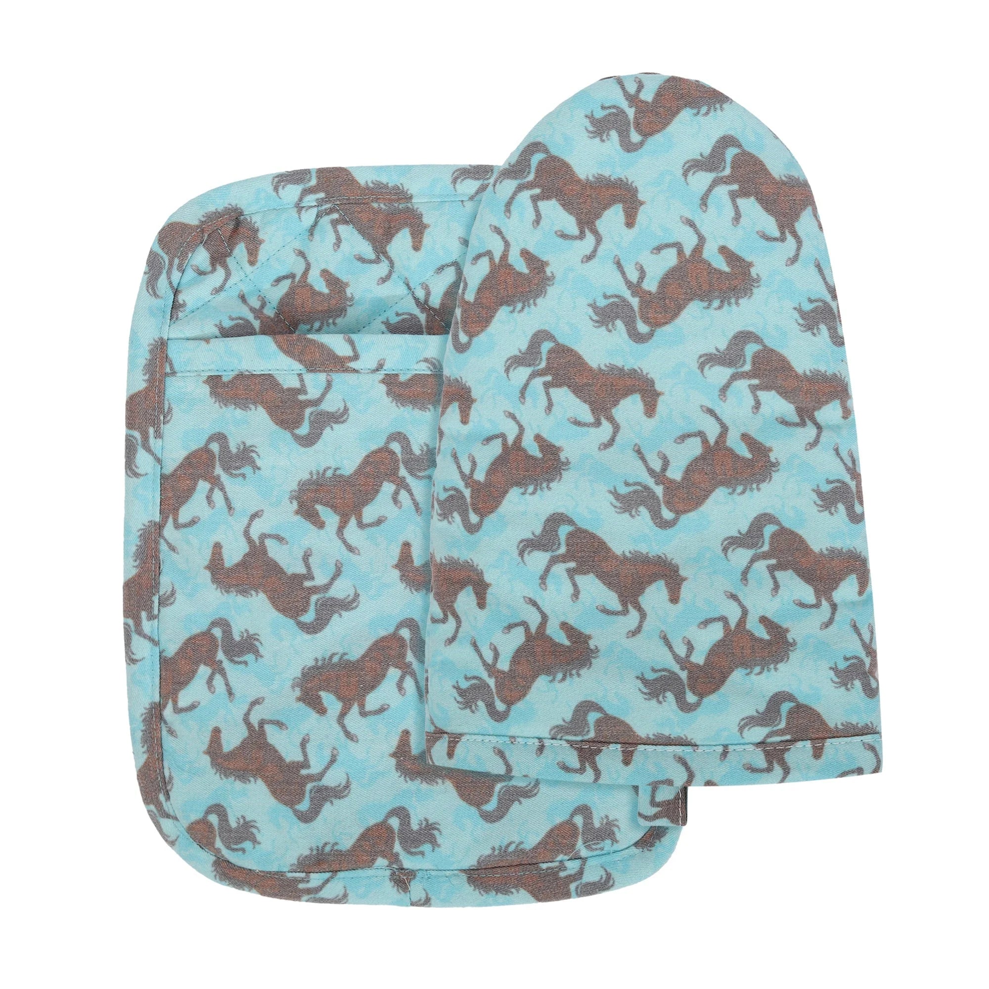 The Wild Horses Pot Holder Set