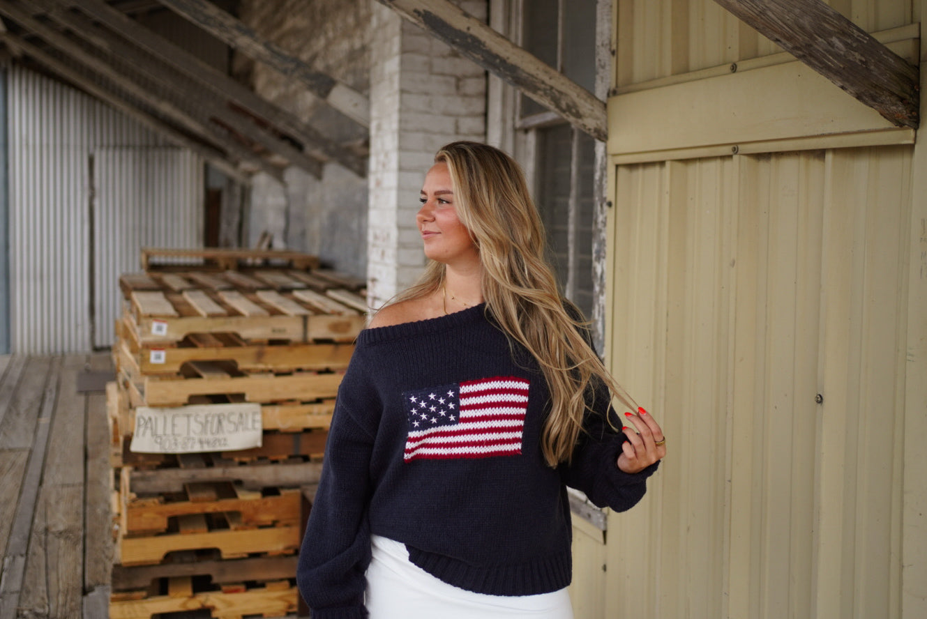 The Americana Oversized Sweater
