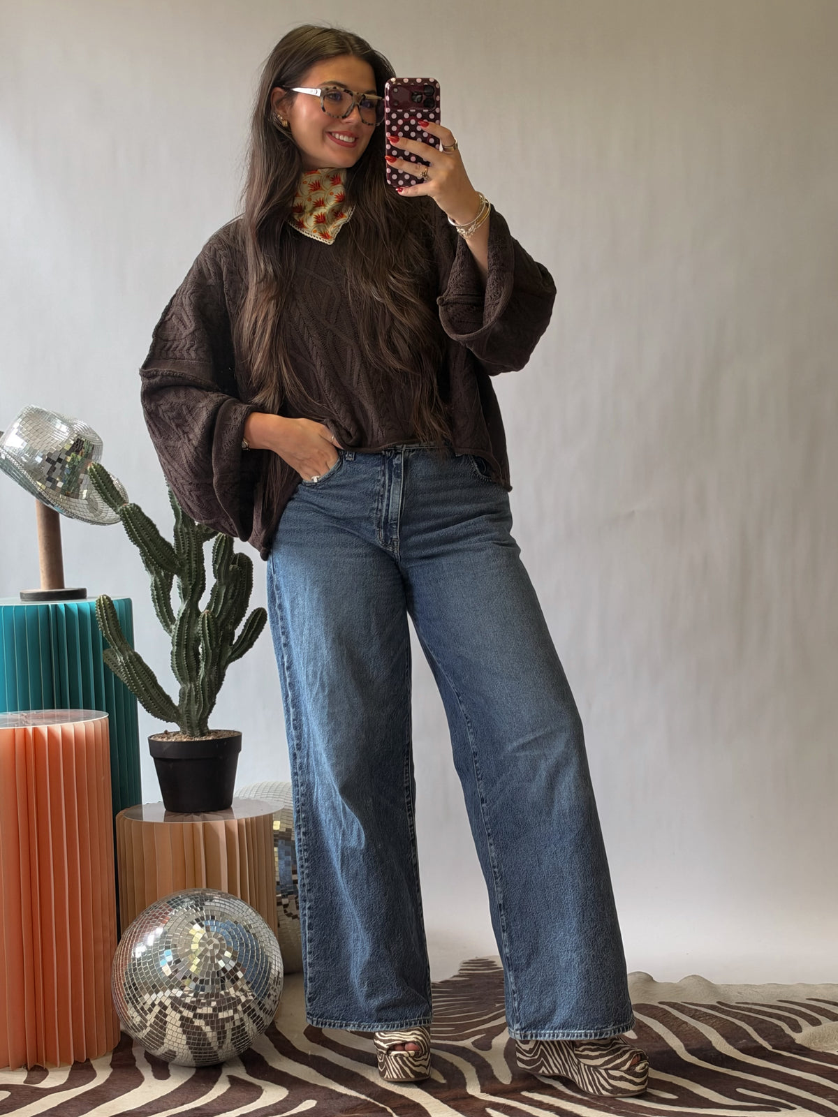 The Cocoa Cable Knit Sweater