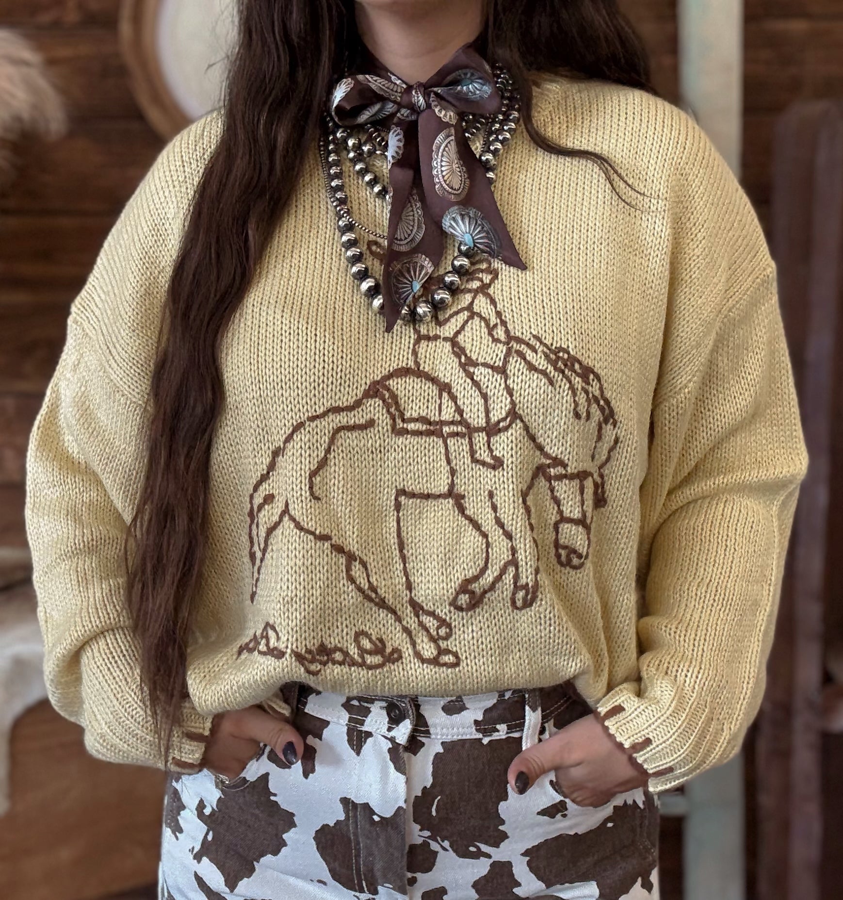 The Buckin Bronc Sweater