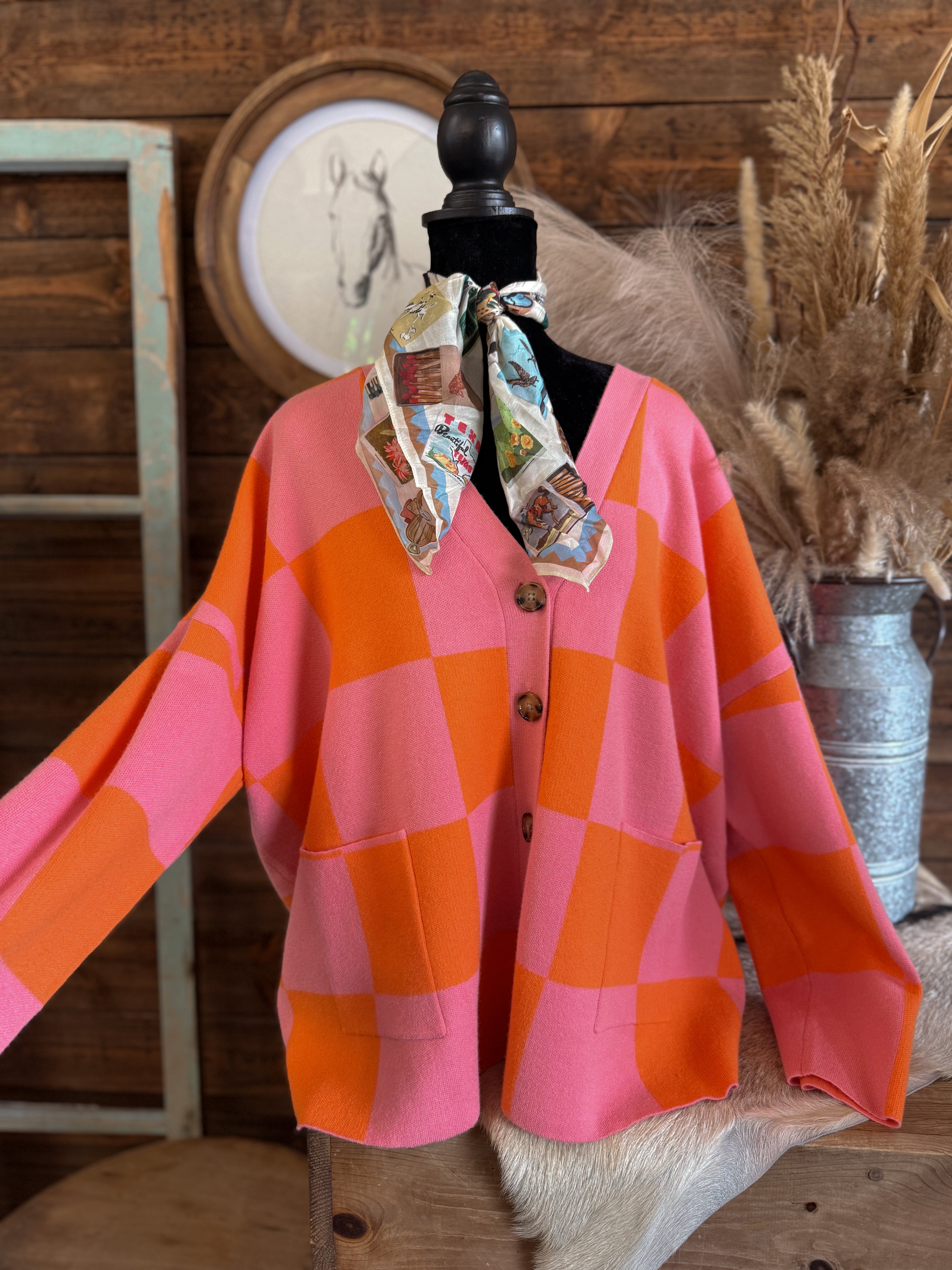 The Checkmate Cardigan