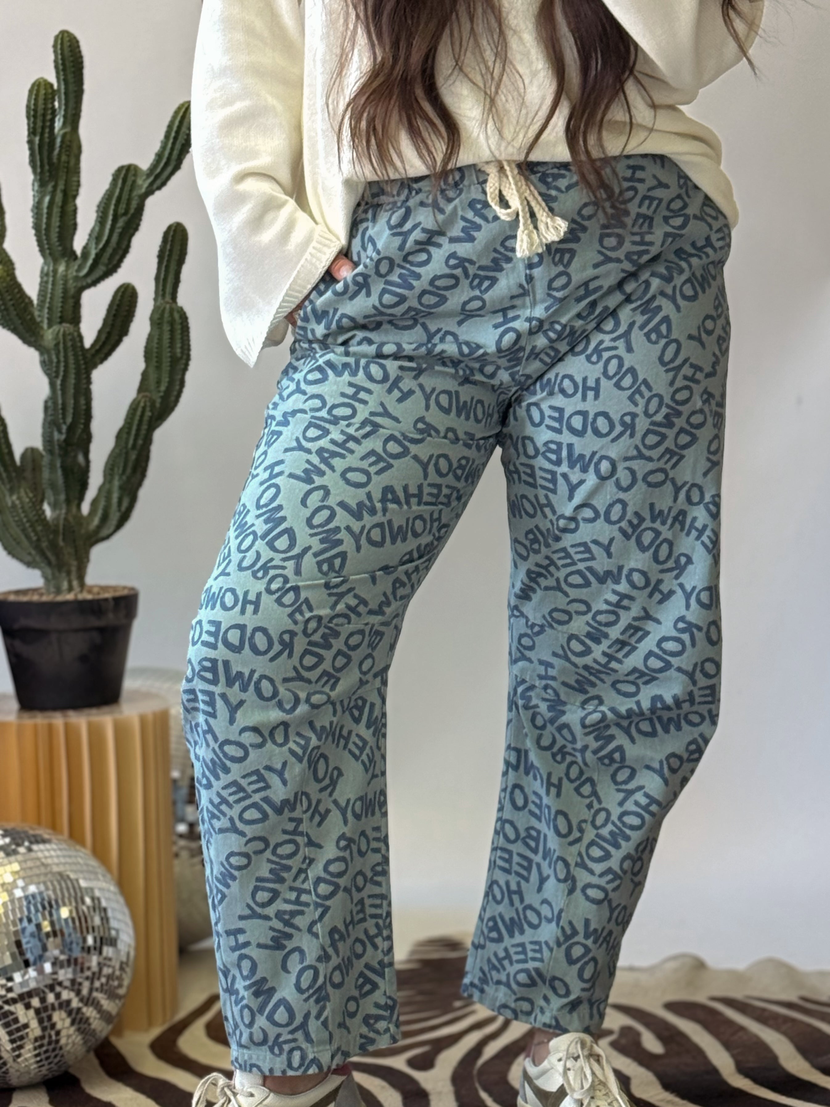 The Cowboy Barrel Pants - Restock