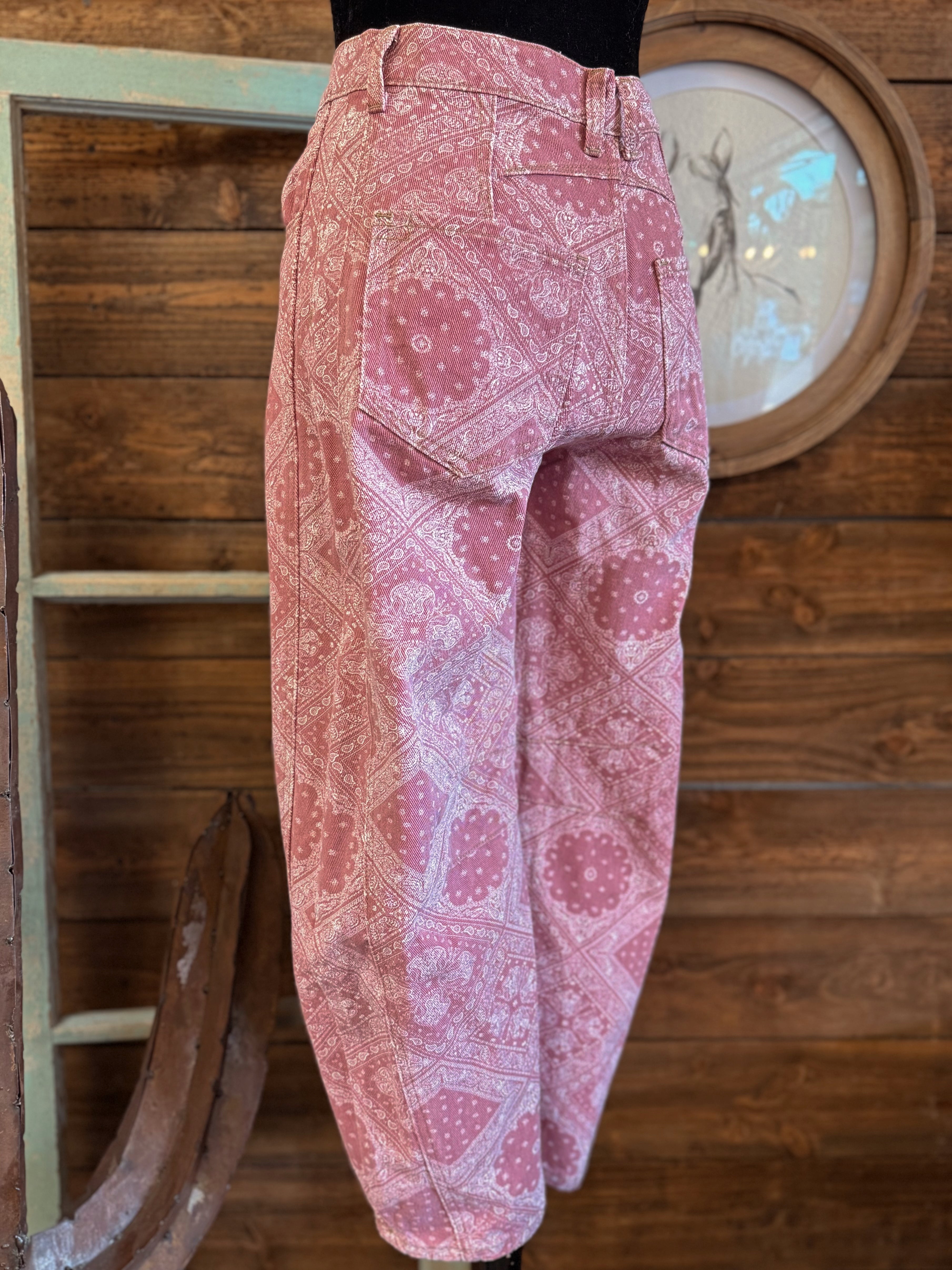 The Paisley Barrel Jeans