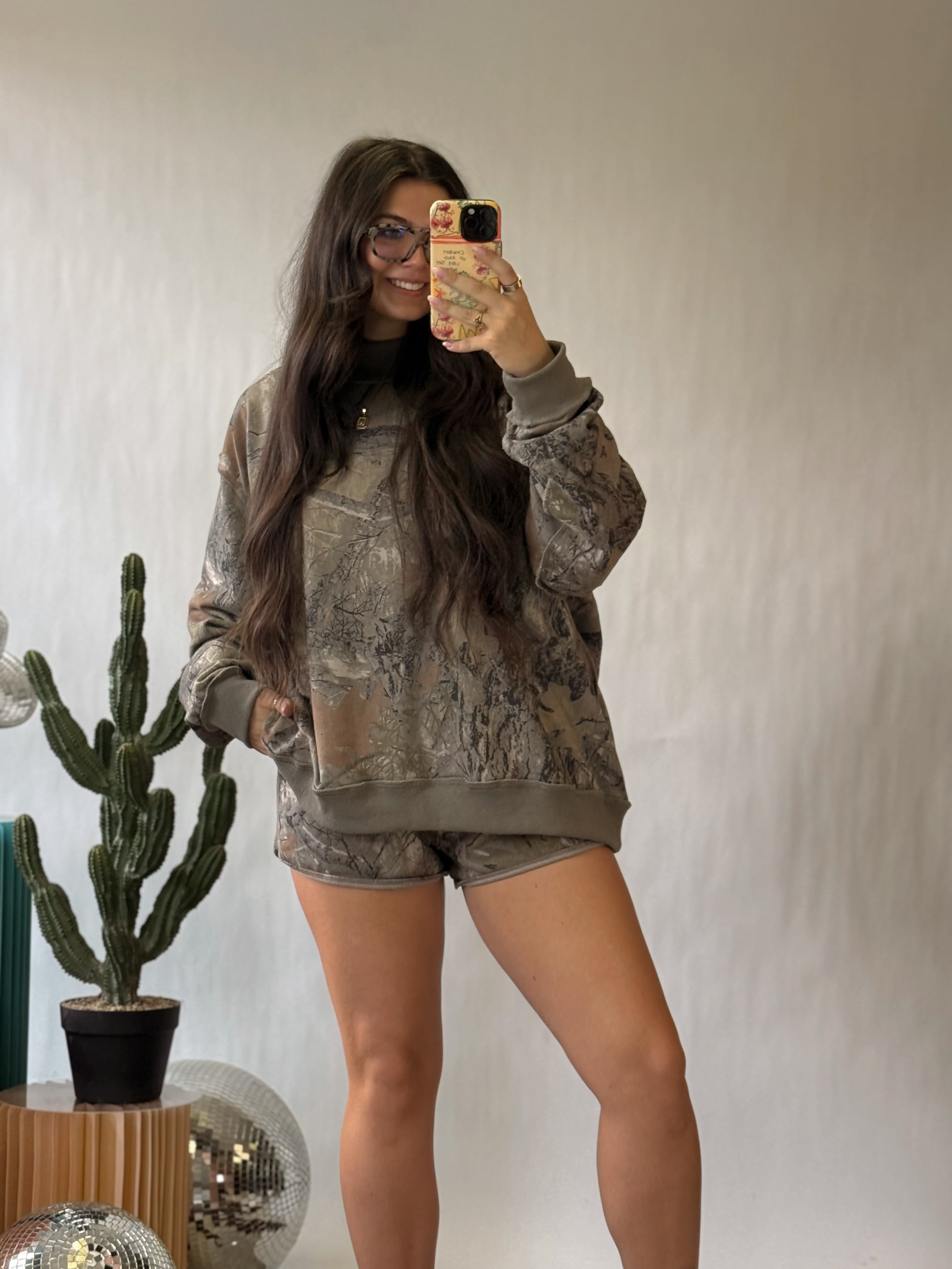 The Backwoods Realtree Mock Neck Sweatshirt