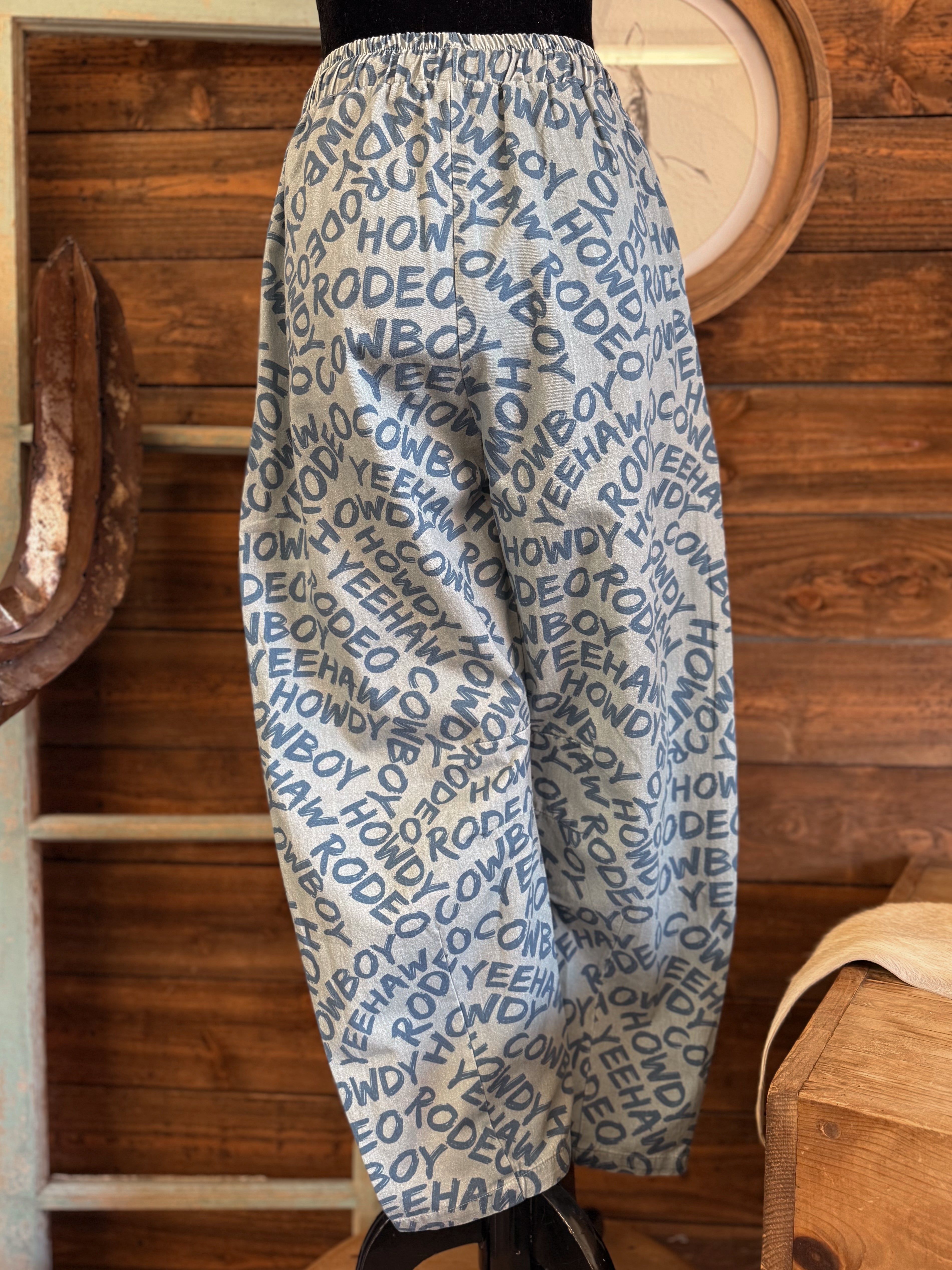 The Cowboy Barrel Pants - Restock