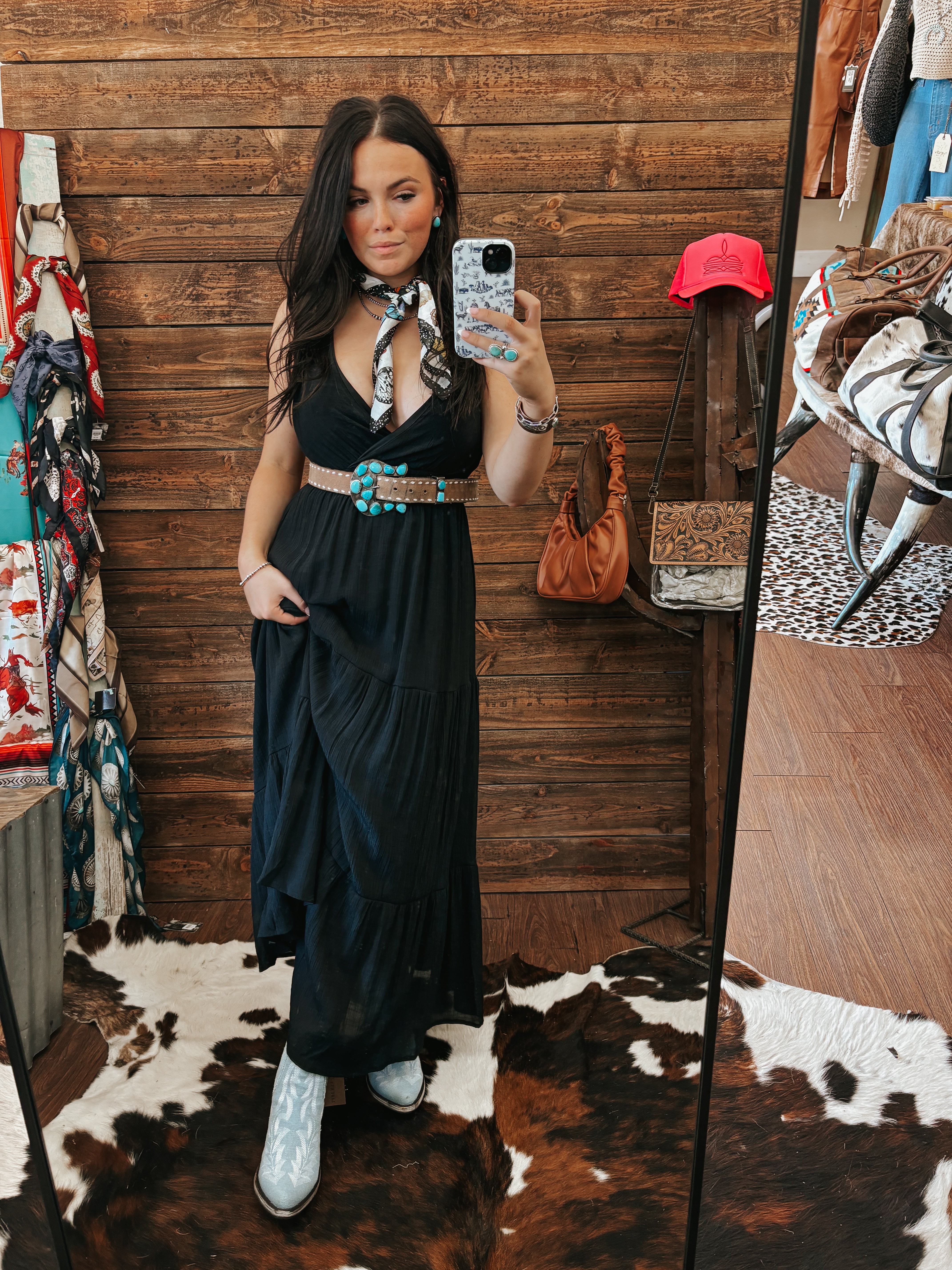 The Liberty Black Denim Simone Booties