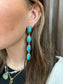 The Sara Kingman Turquoise Teardrop Earrings