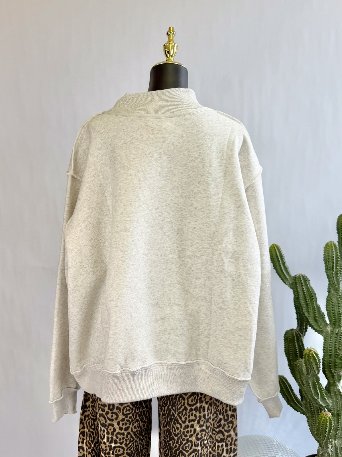 The Duck Creek Mock Neck Sweatshirt