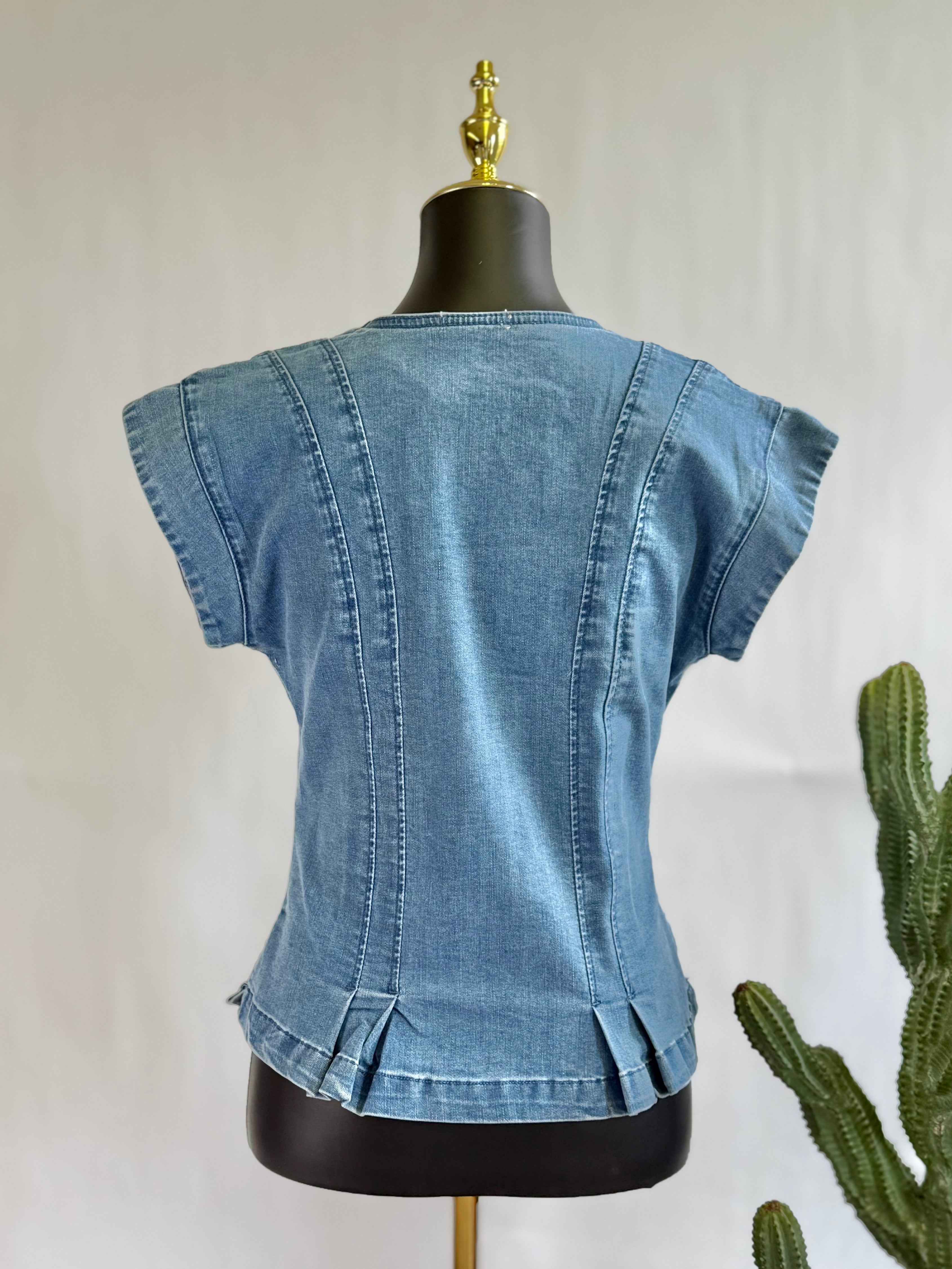 The Indigo Muse Top