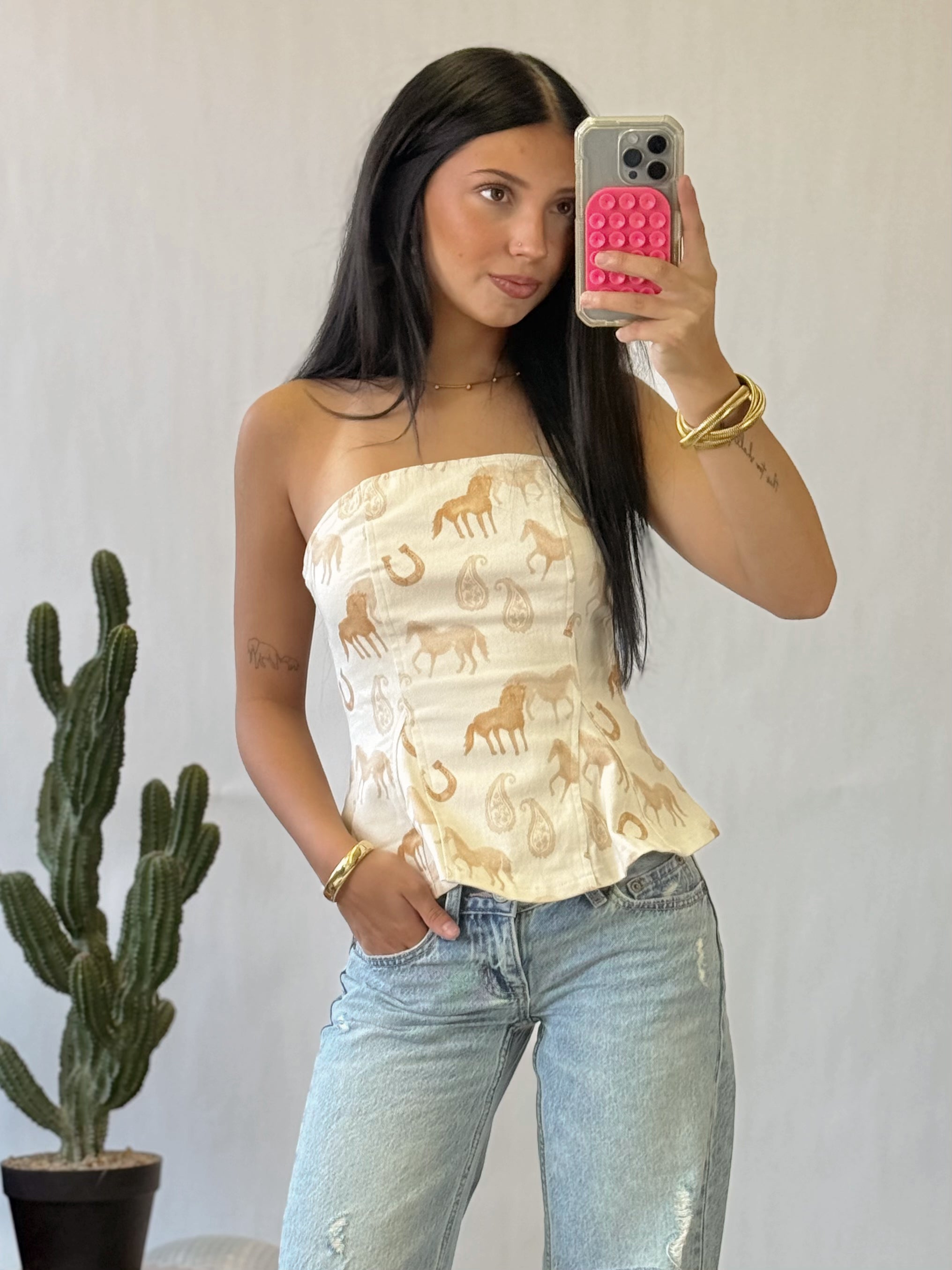 The Wild Horse Corset Top