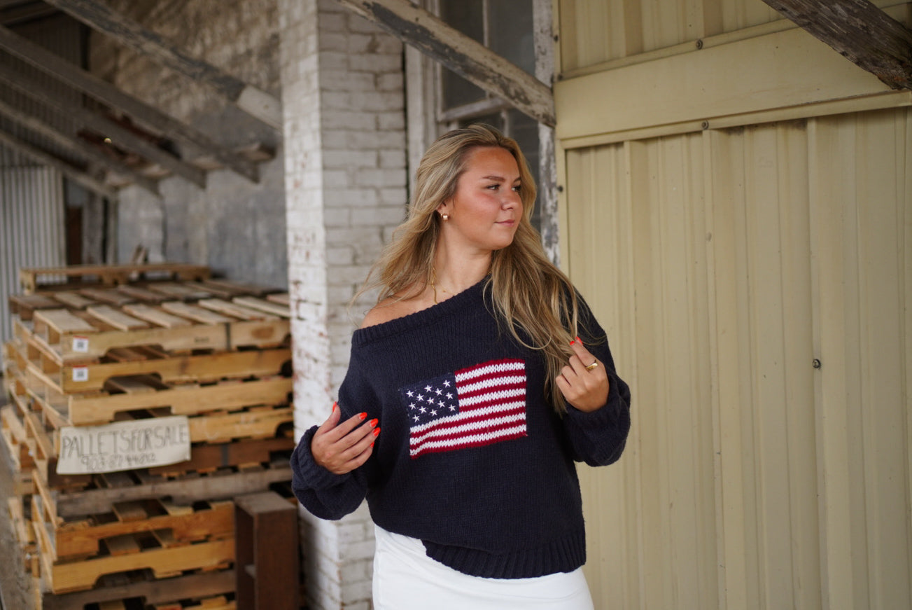 The Americana Oversized Sweater