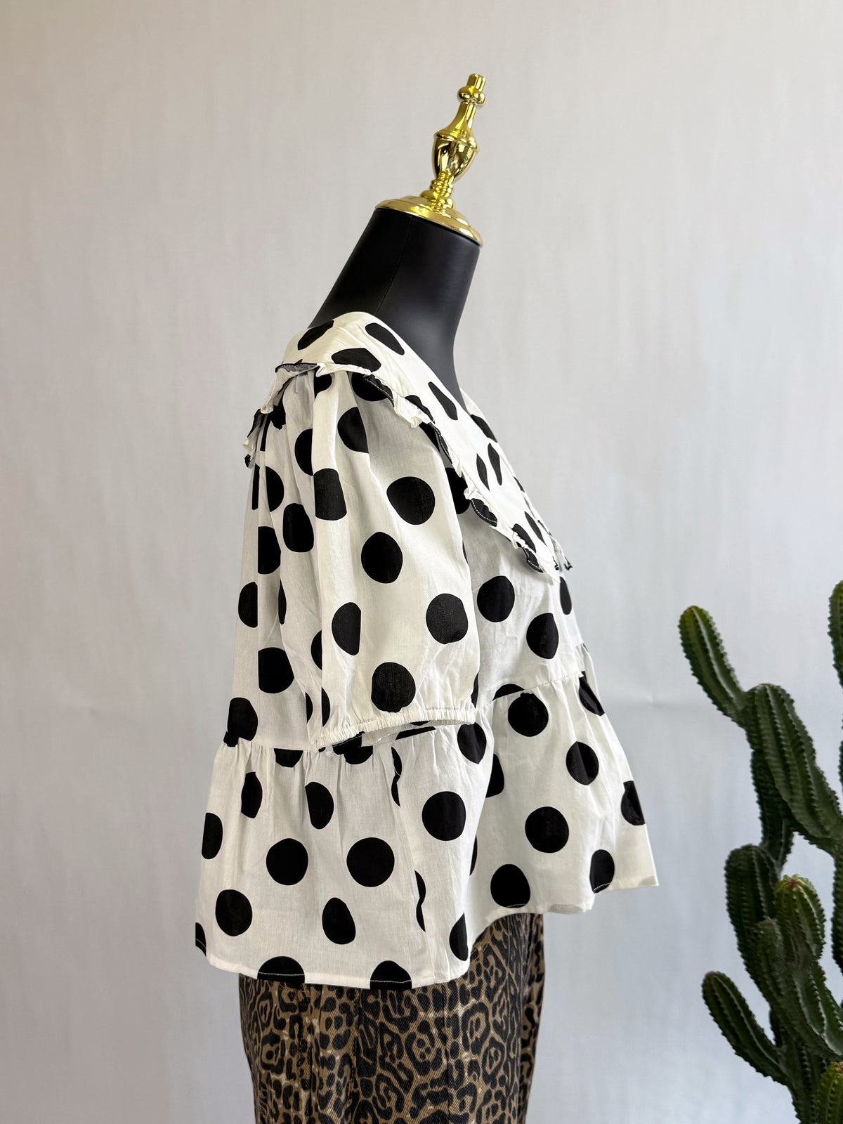 The Darling Dot Peter Pan Blouse