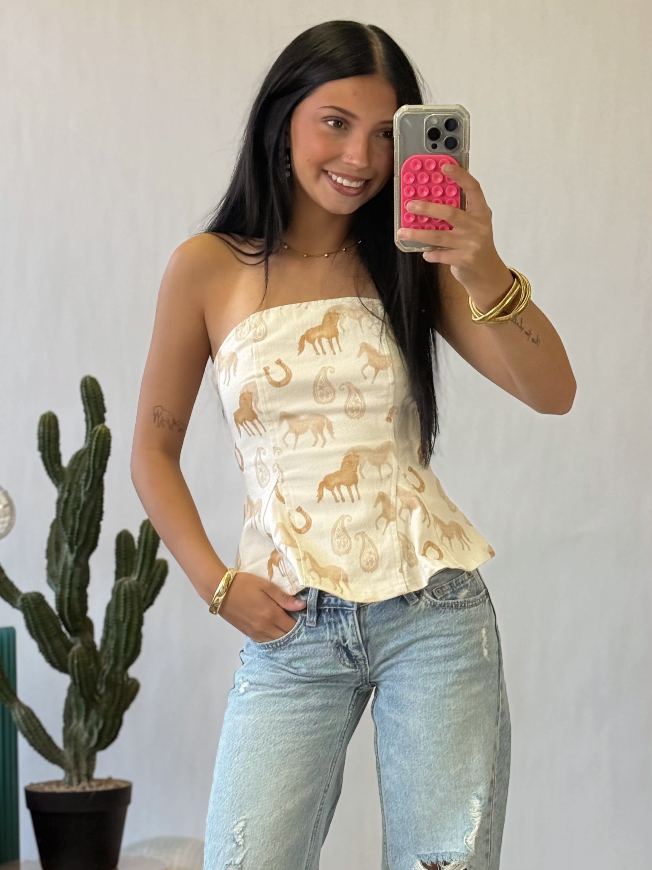 The Wild Horse Corset Top