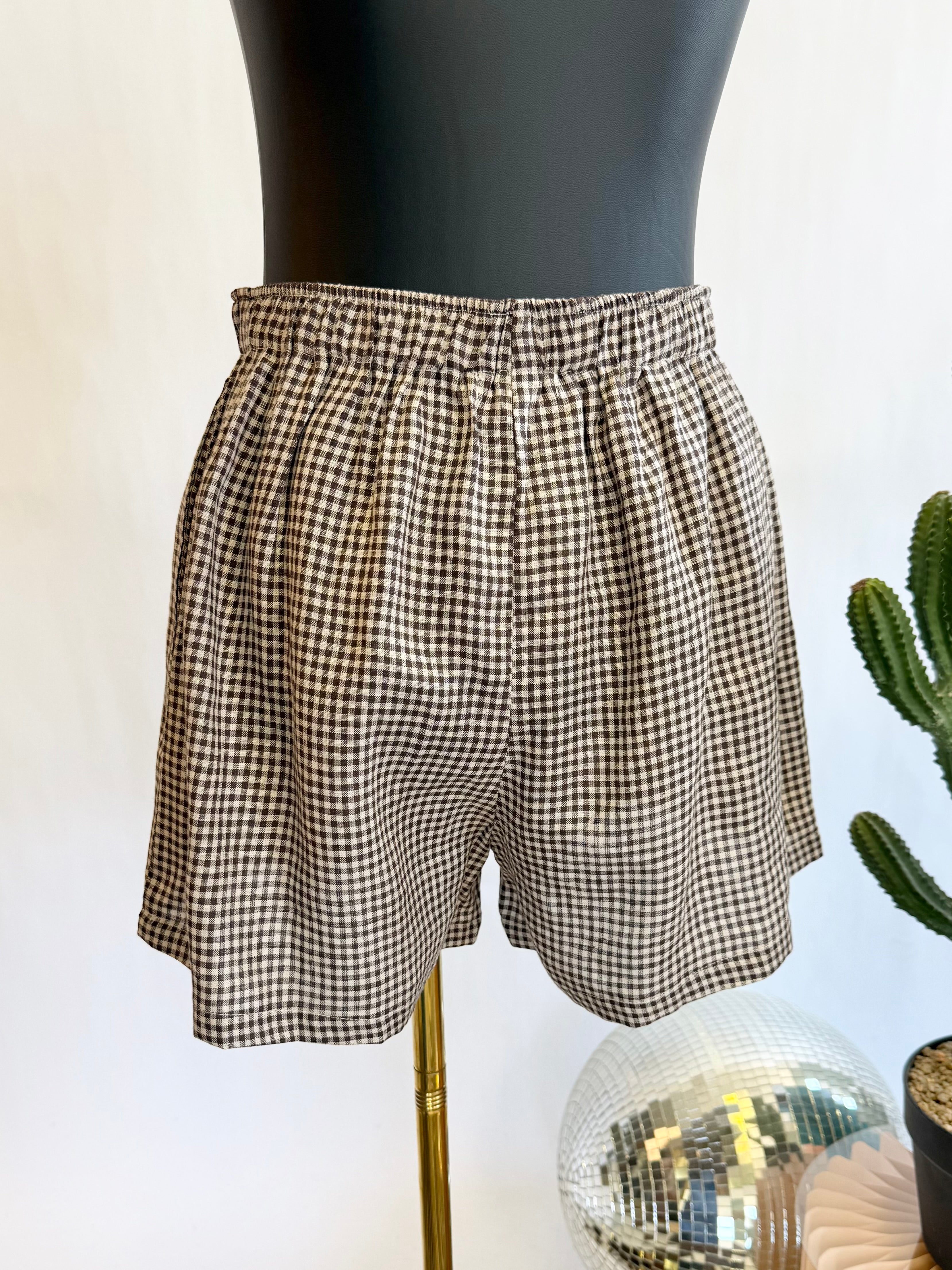 The Maple Gingham Boxer Shorts