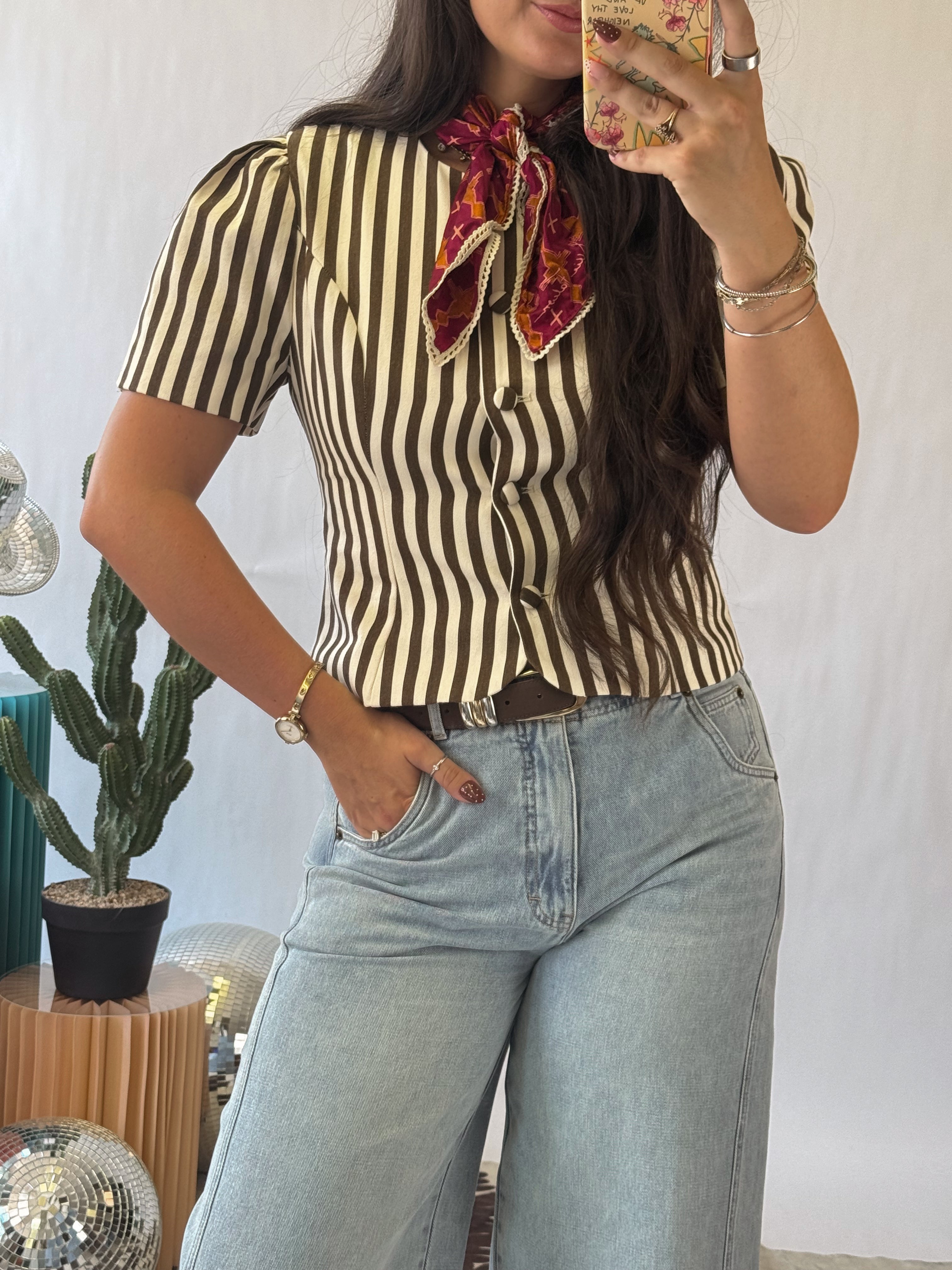 The Selina Stripe Top